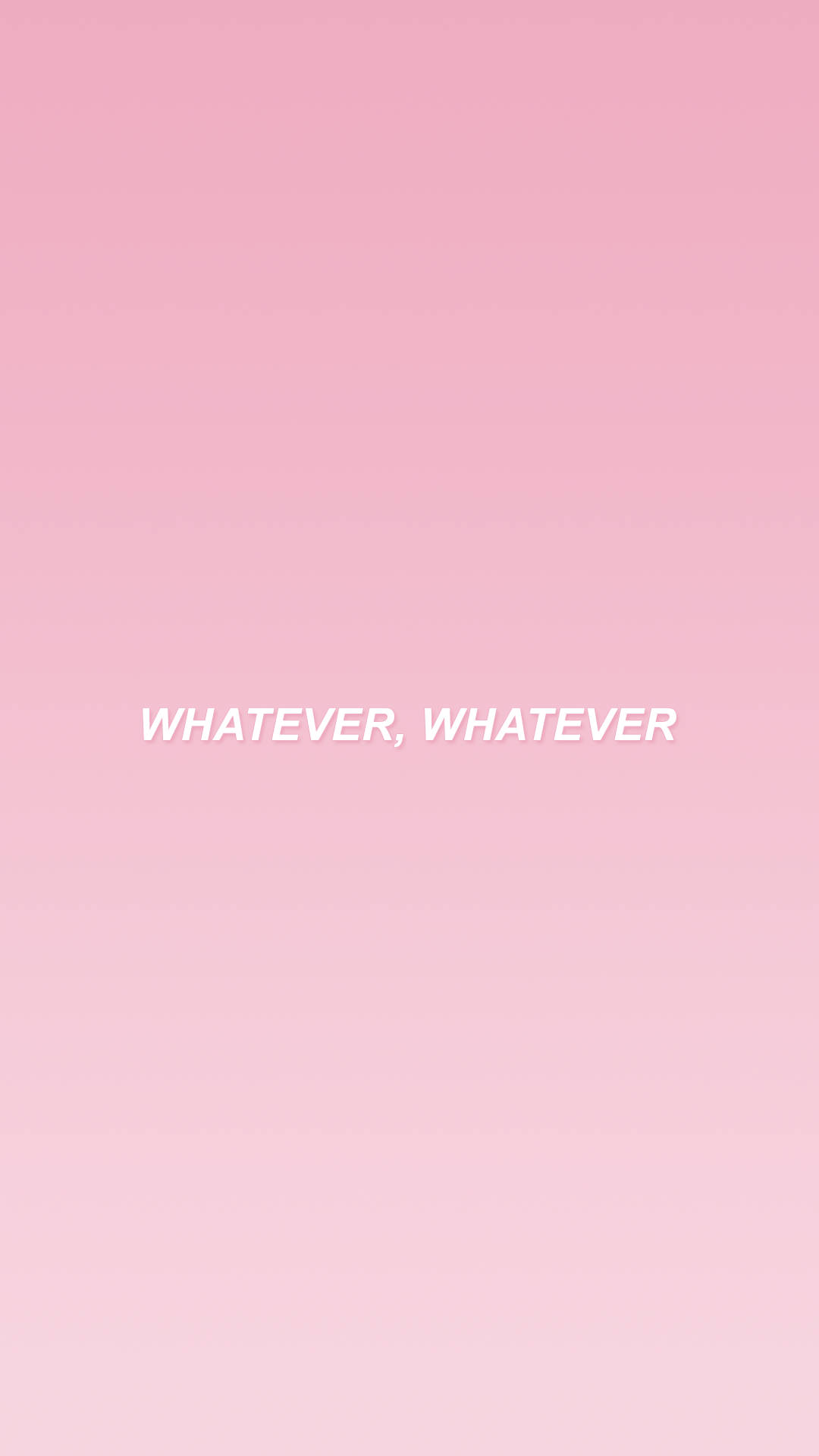 iPhone Baddie, pink gradient, white text, Full HD Phone Wallpaper