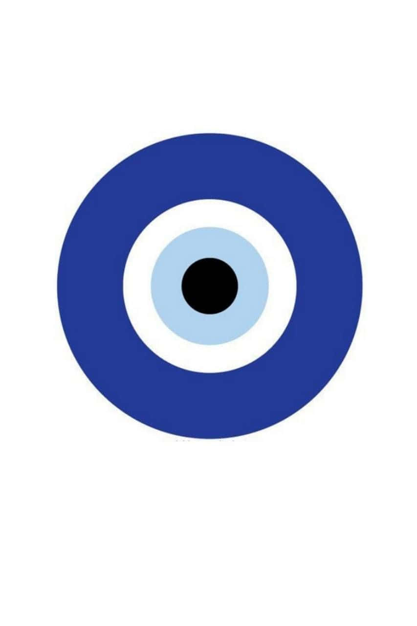 evil eye, blue, white, HD Phone Wallpaper