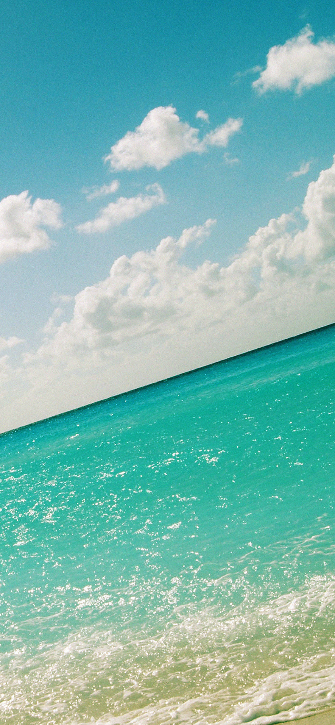 iPhone California, turquoise ocean, clear blue sky, Full HD Phone Wallpaper