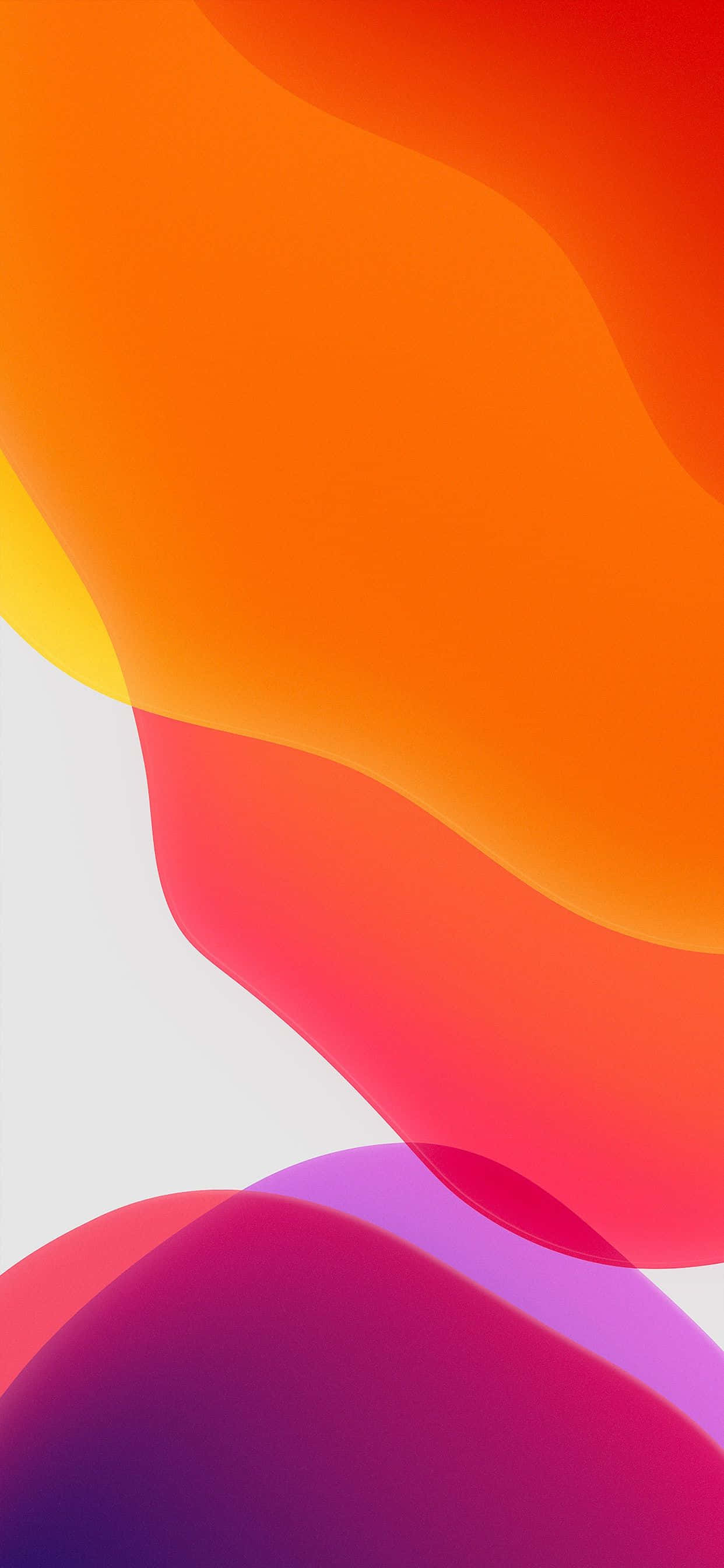 iPhone Classic, orange, red, 2K Phone Wallpaper