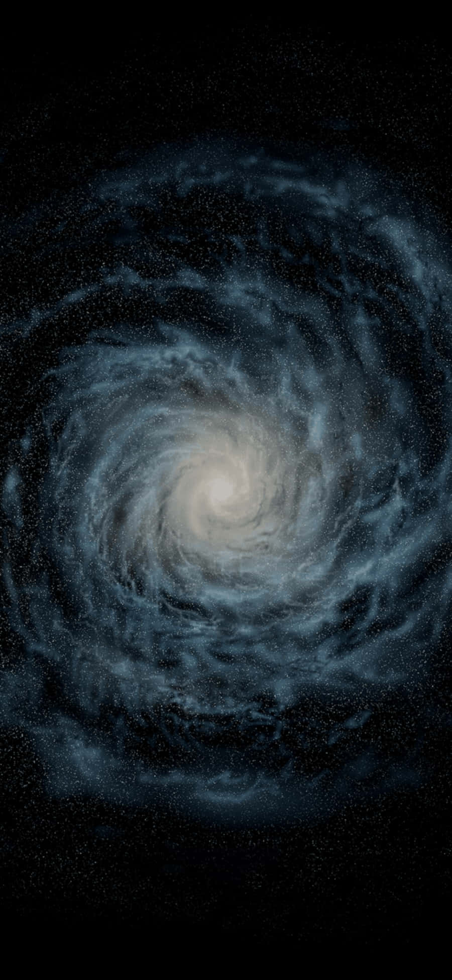 iPhone Classic, galaxy spiral, glowing blue, Full HD Phone Wallpaper