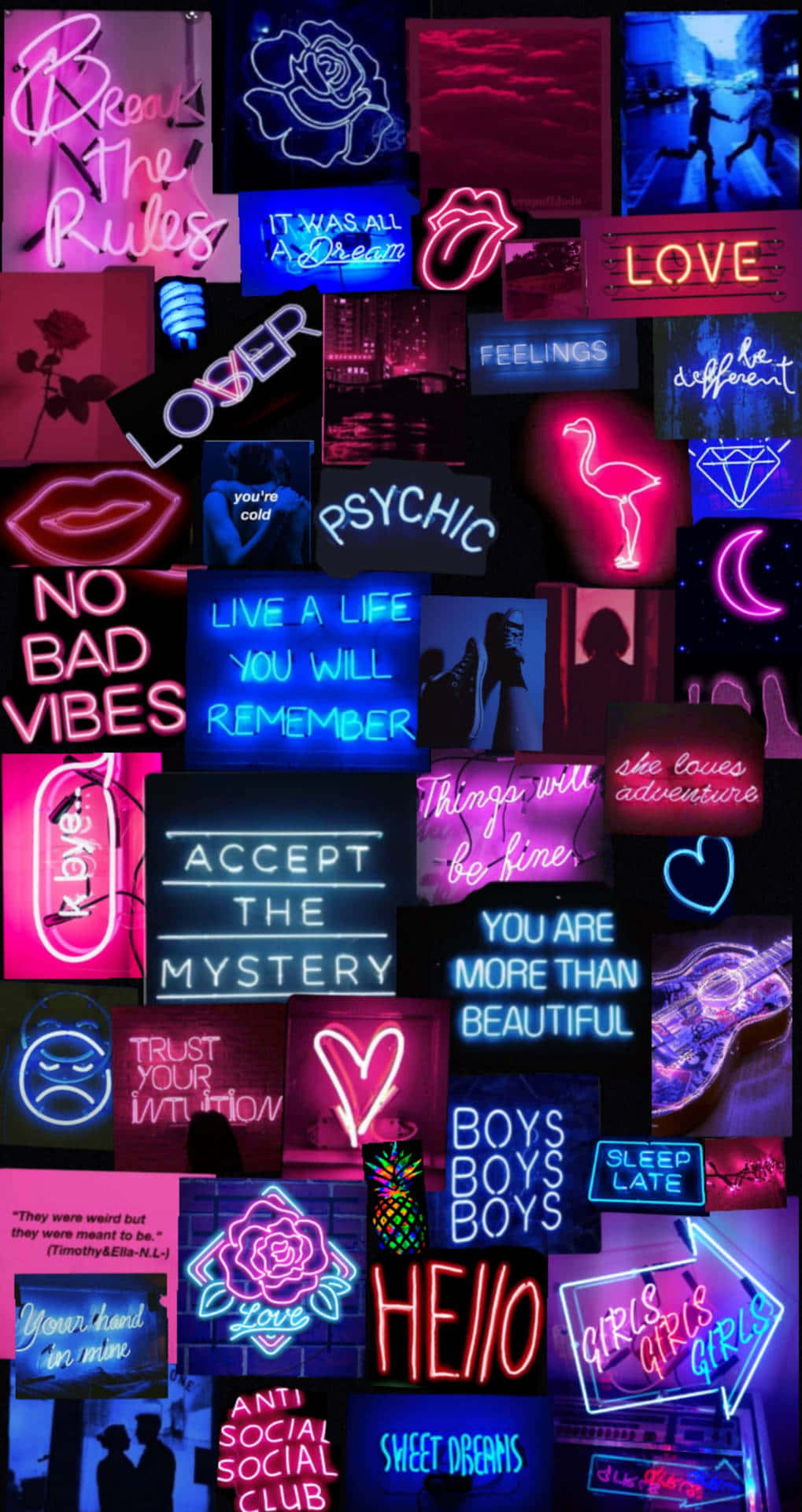 anti social club, iphone 1019 x 1920, neon signs, Full HD Phone Wallpaper