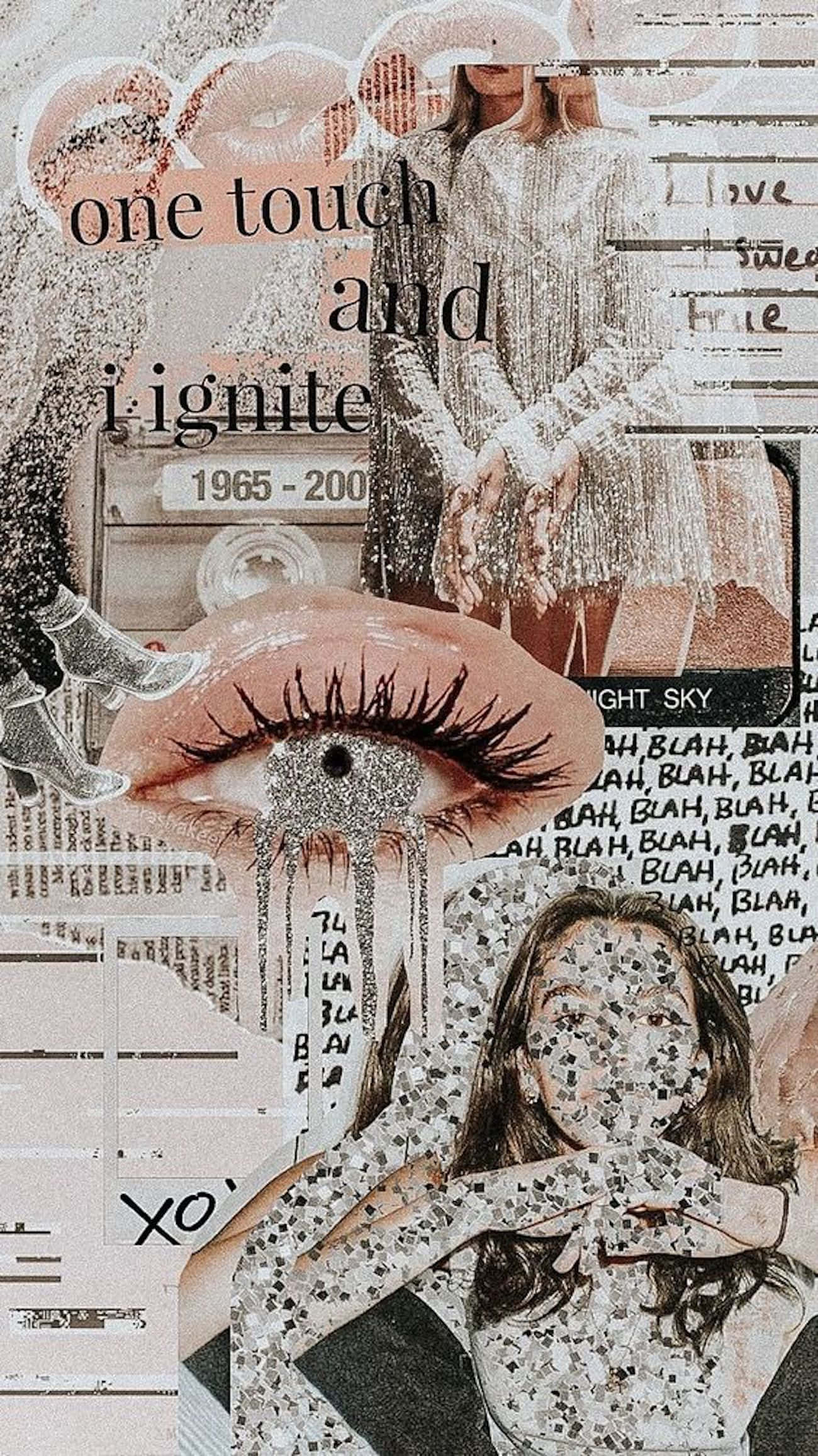 iPhone Collage, newspaper pages, magazine pages, Full HD Phone Wallpaper