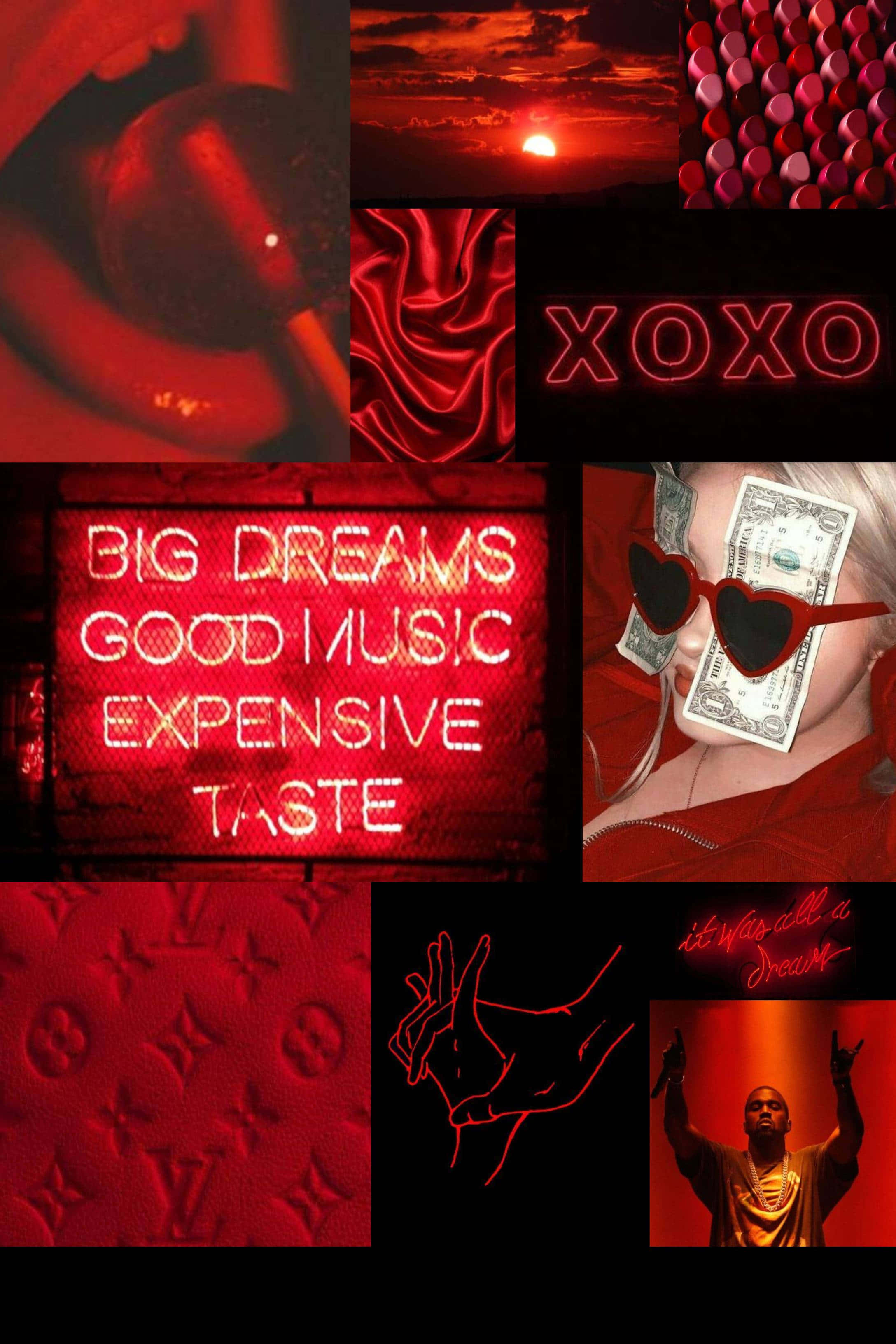 neon red, night, neon signs, 2K Phone Wallpaper