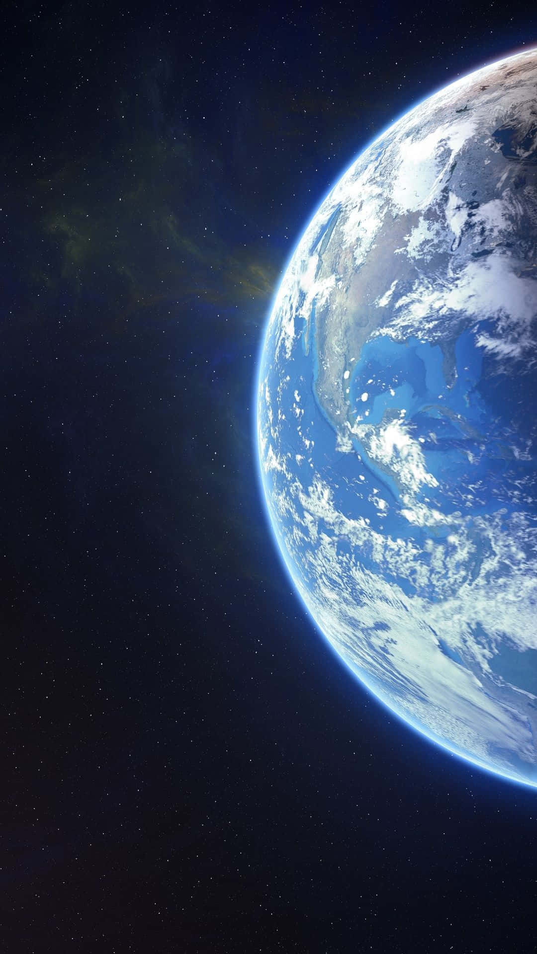 Earth, space, vibrant blue oceans, Full HD Phone Wallpaper