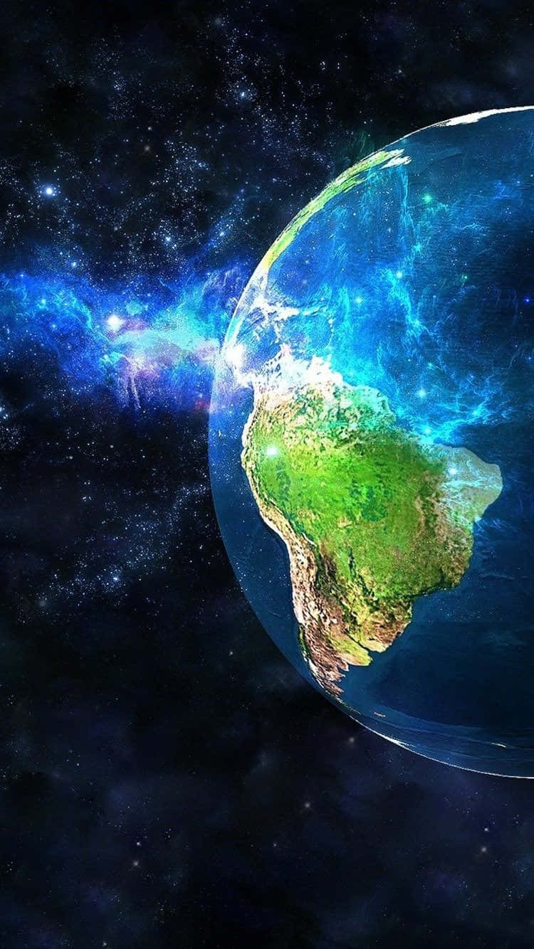 iPhone Earth, Earth, blue planet, HD Phone Wallpaper