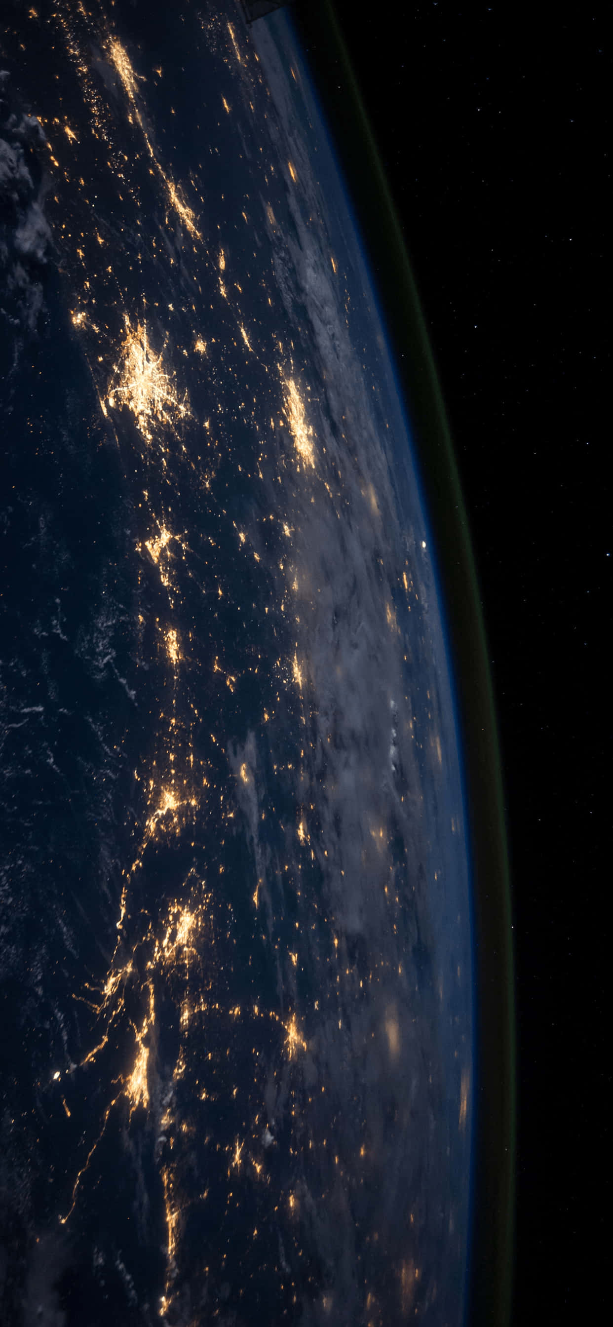 iPhone X, Earth, night, 2K Phone Wallpaper