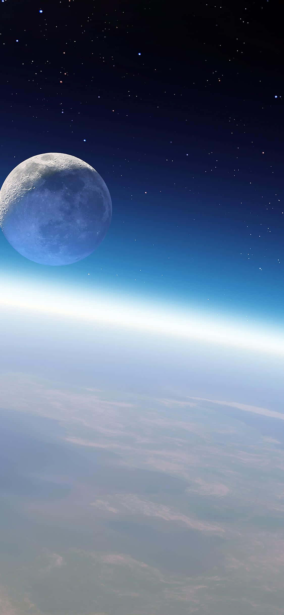 iPhone X Earth, Earth, curved horizon, Full HD Phone Wallpaper