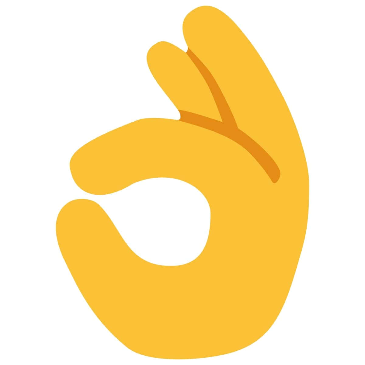 okay gesture, bright yellow, stylized hand, SD Desktop Wallpaper
