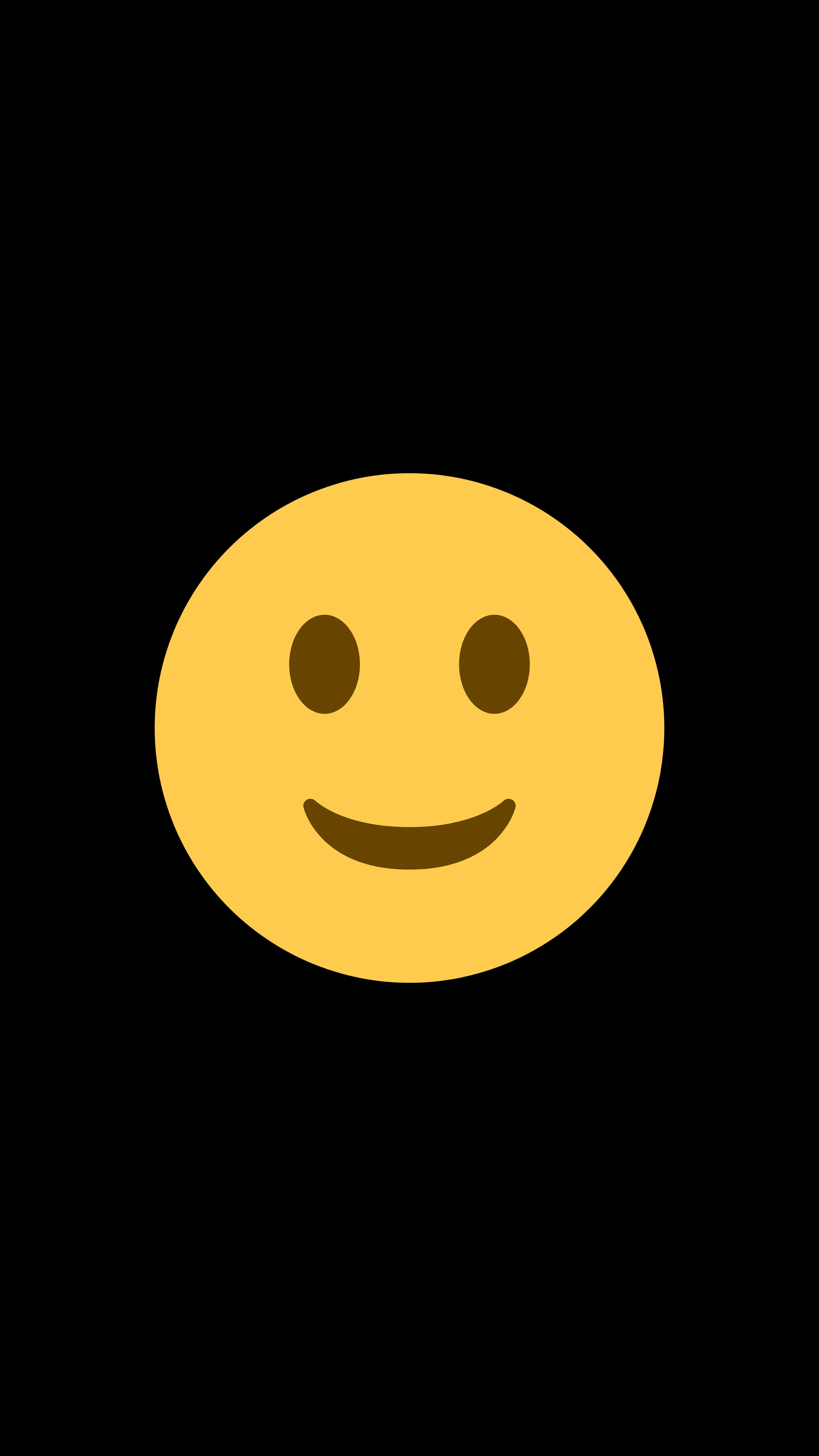 happy phone, smiley face, yellow, 5K Phone Wallpaper