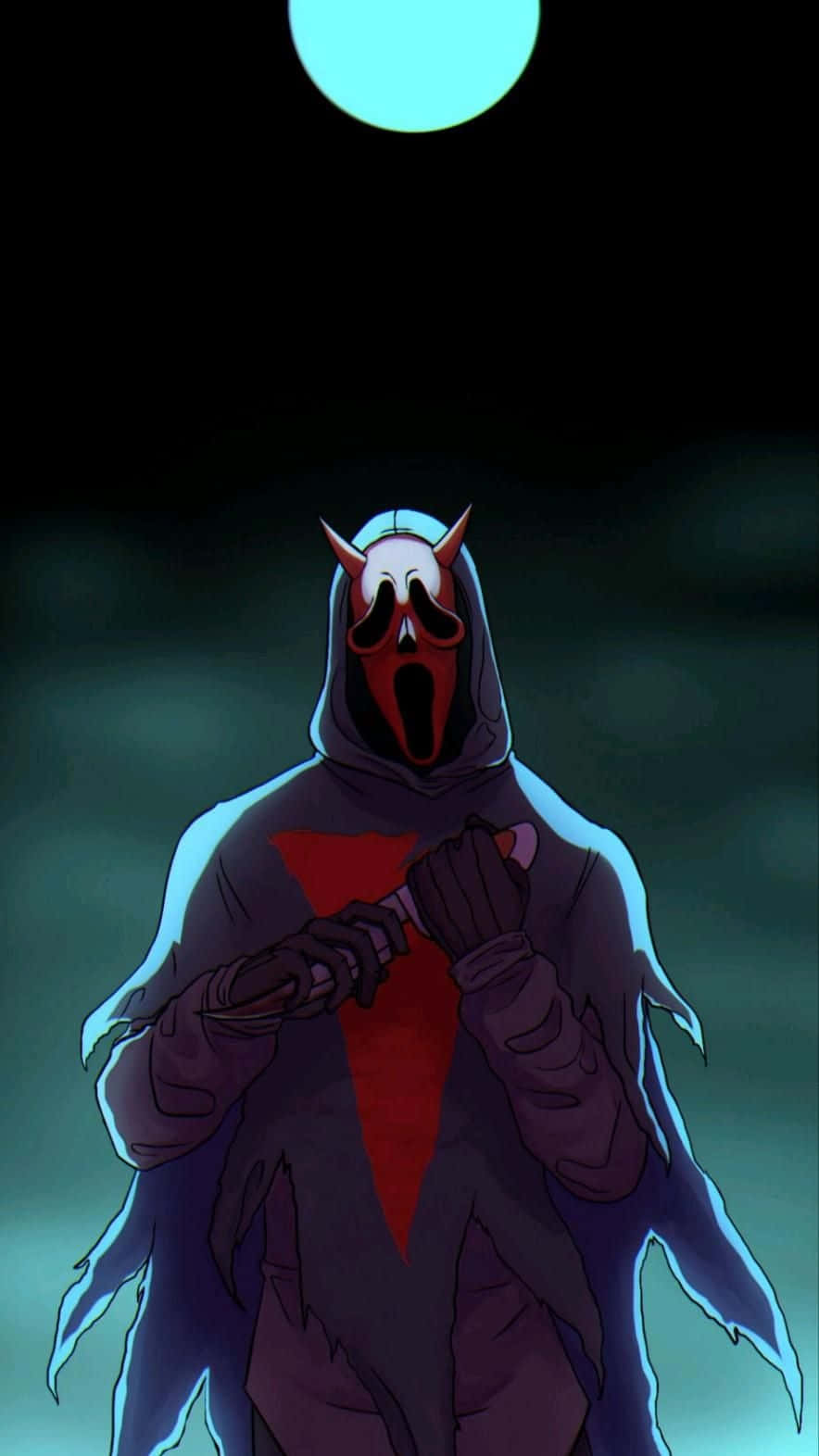 Ghostface, hooded figure, screaming mask, HD Phone Wallpaper