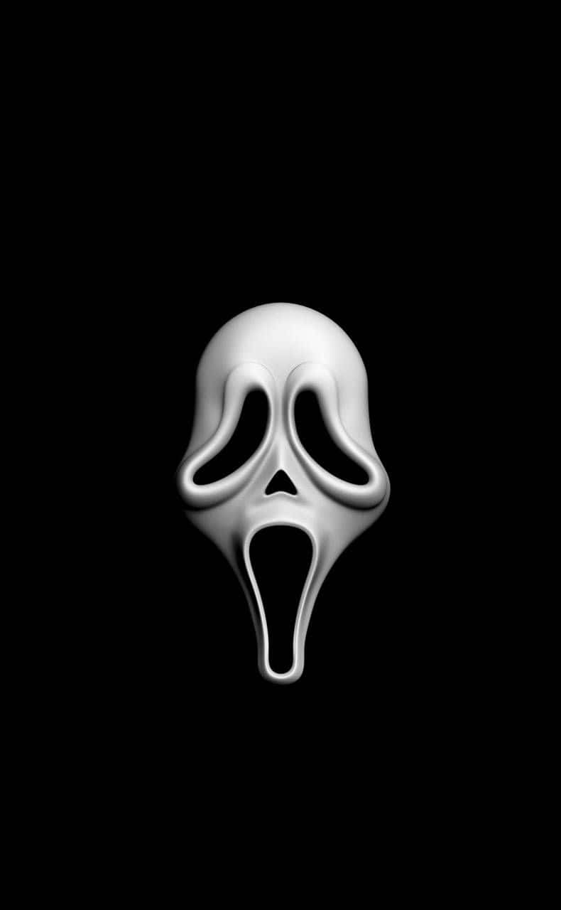 iPhone Ghostface, iconic mask, stark white, HD Phone Wallpaper