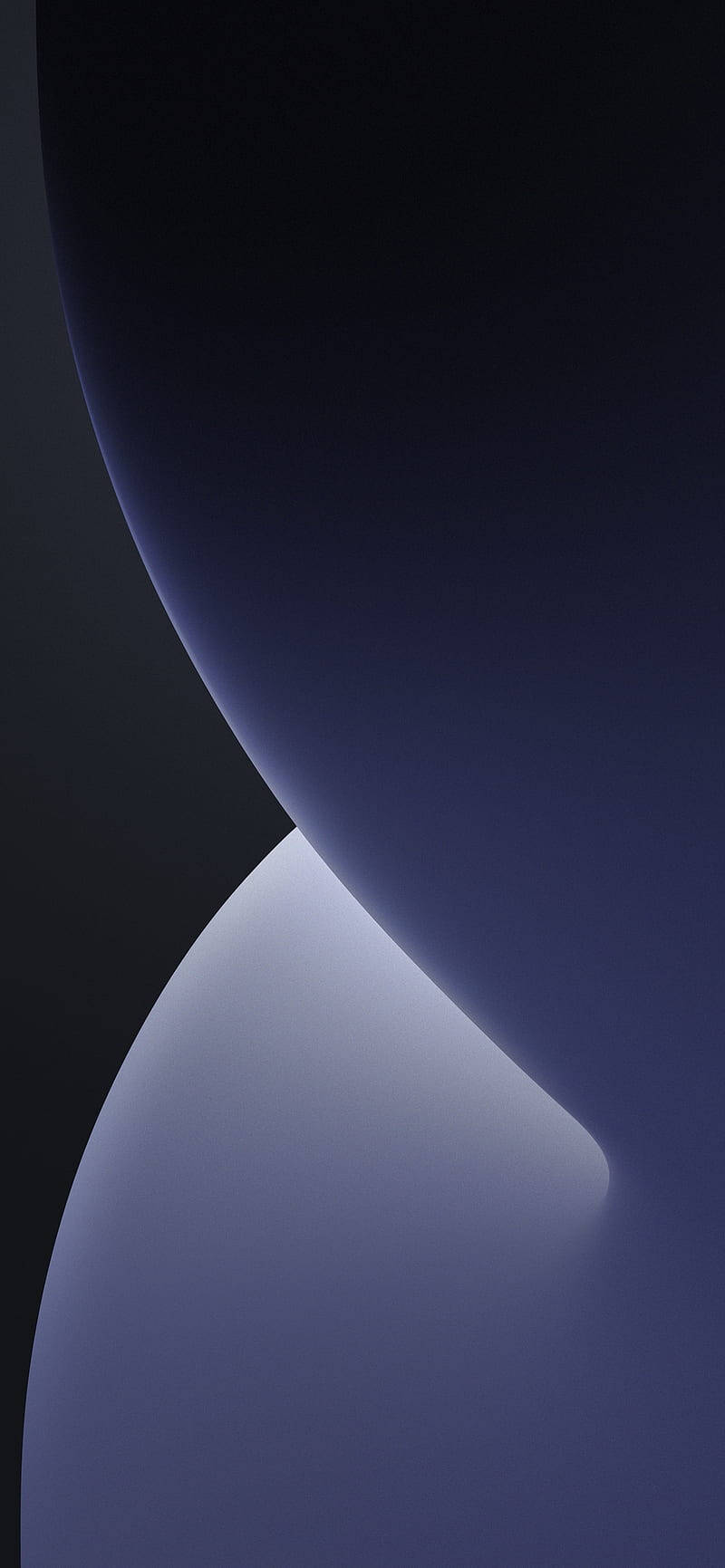iPhone iOS 10, curvy shapes, deep purple, HD Phone Wallpaper