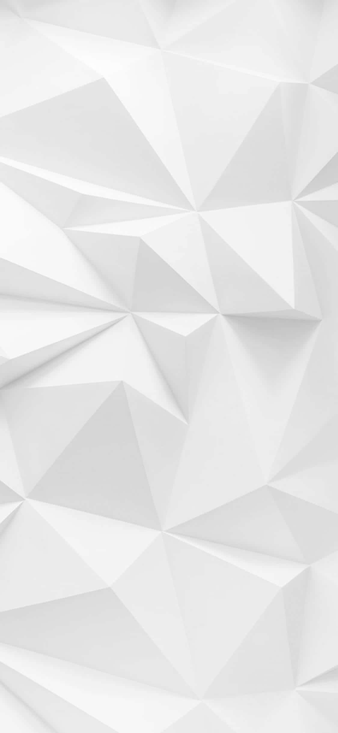 iPhone, white, geometric shapes, Full HD Phone Wallpaper