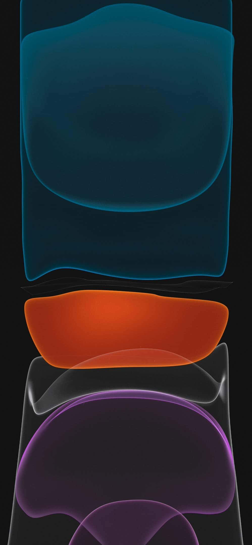 iPhone 11, teal, orange, Full HD Phone Wallpaper