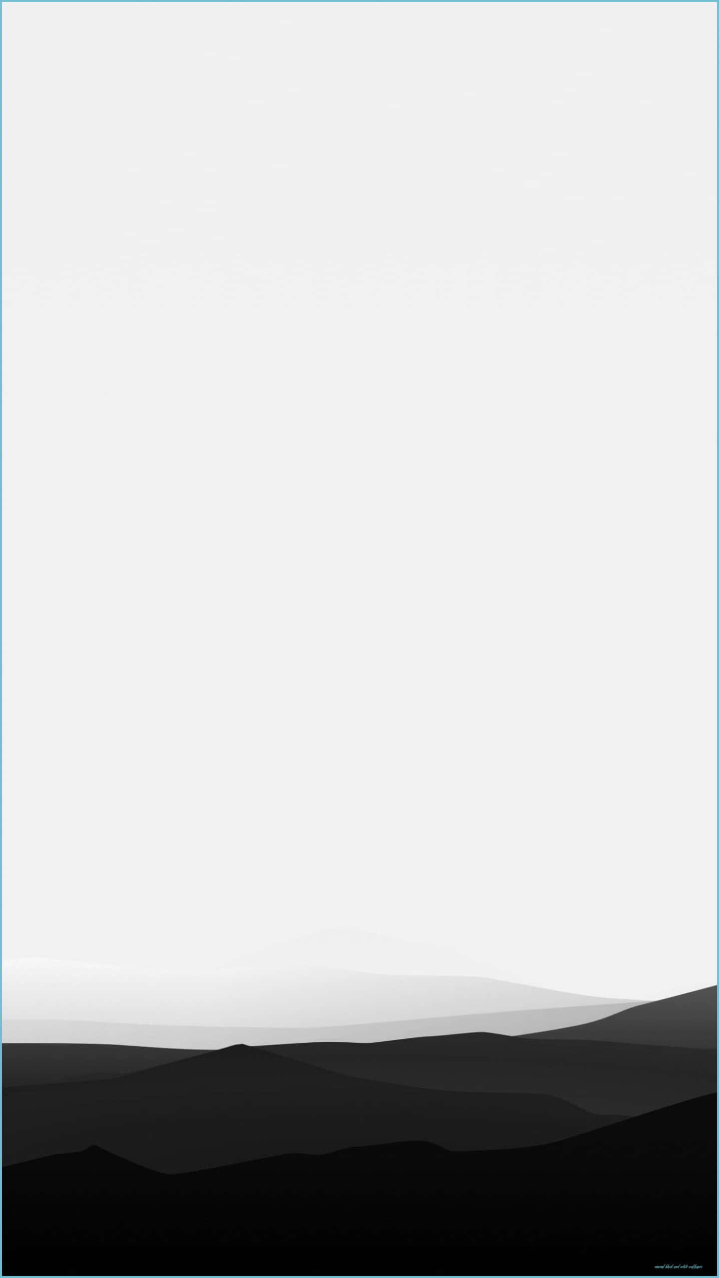 iPhone, white, dark mountain landscape, 2K Phone Wallpaper