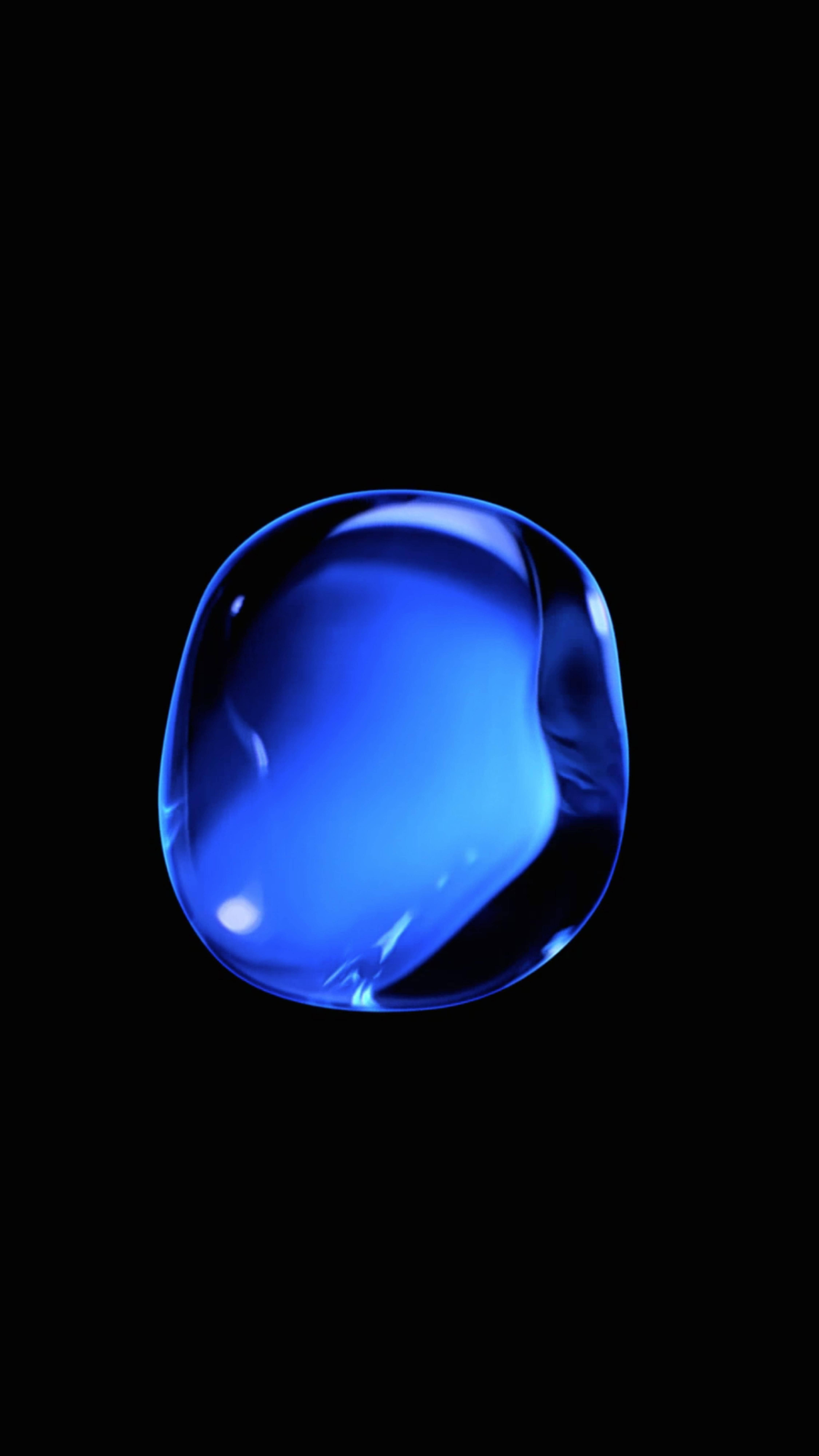 metallic blue, liquid, iPhone Live, 8K Phone Wallpaper