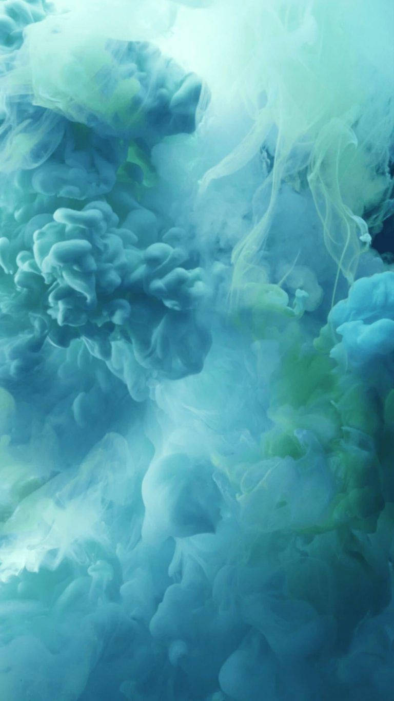 blue smoke, iPhone Live, vibrant blue, HD Phone Wallpaper