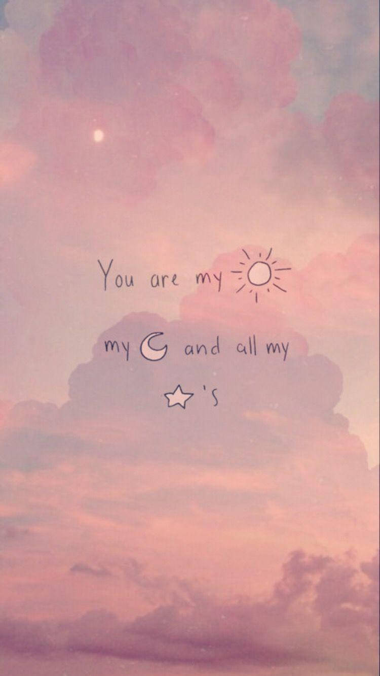 iPhone Pink Aesthetic, soft pink, purple clouds, HD Phone Wallpaper