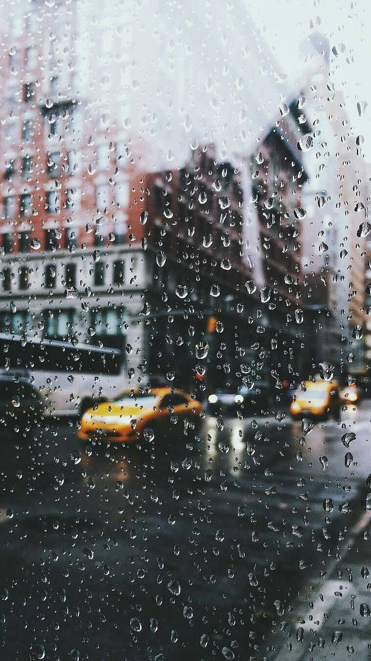 iPhone, Rainy Day, window, HD Phone Wallpaper