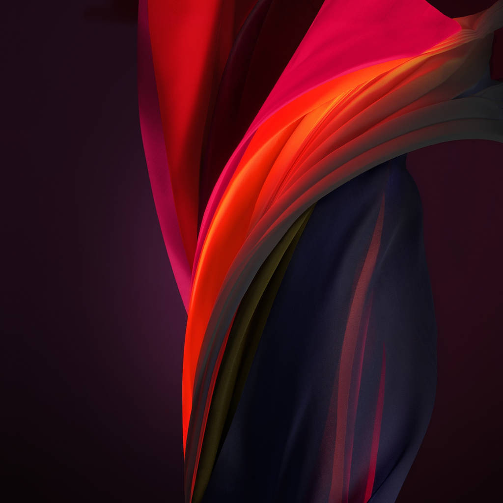 iPhone SE 2020, fiery reds, deep purples, SD Desktop Wallpaper