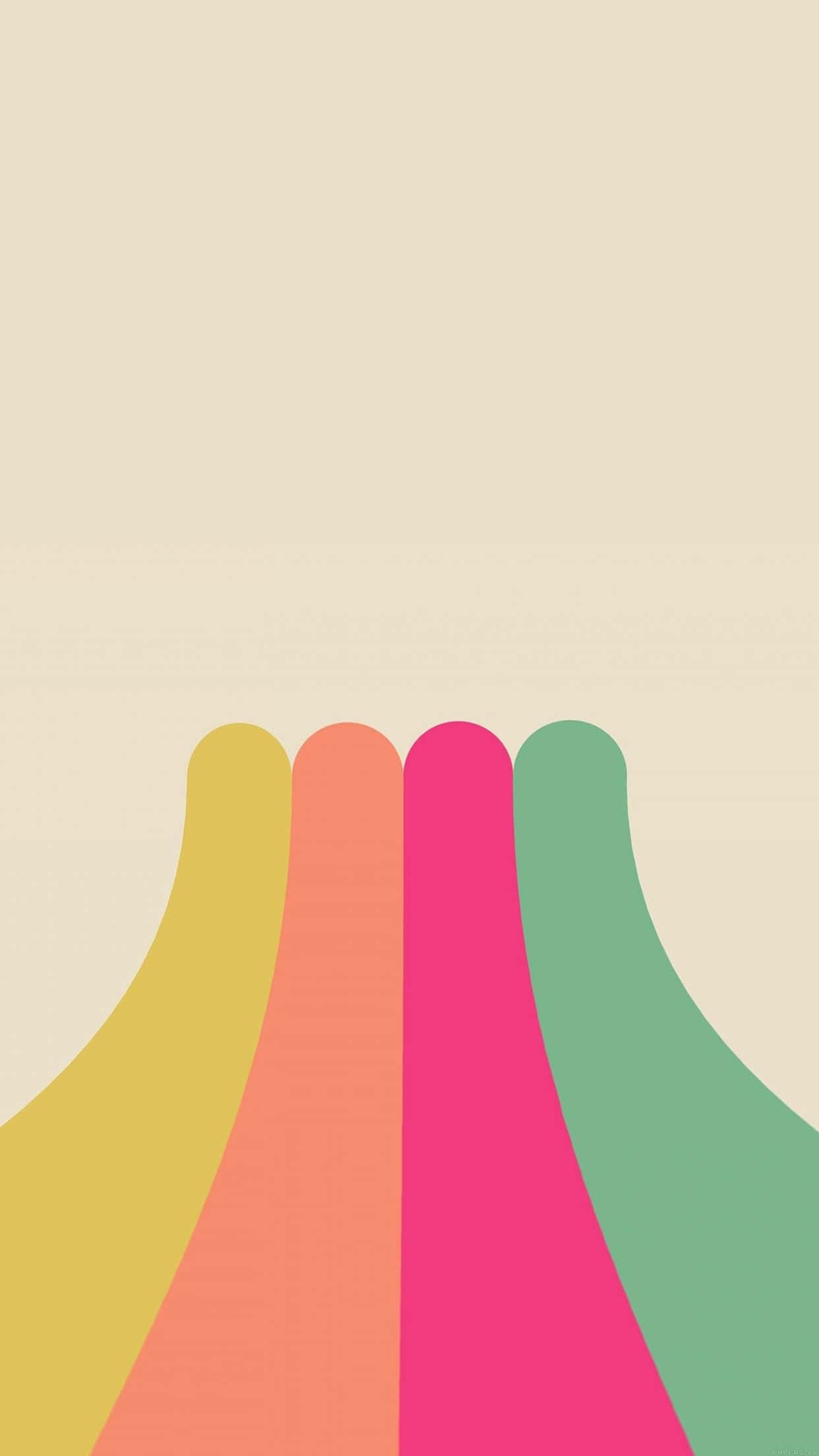 iPhone Simple Cute, yellow, orange, Full HD Phone Wallpaper