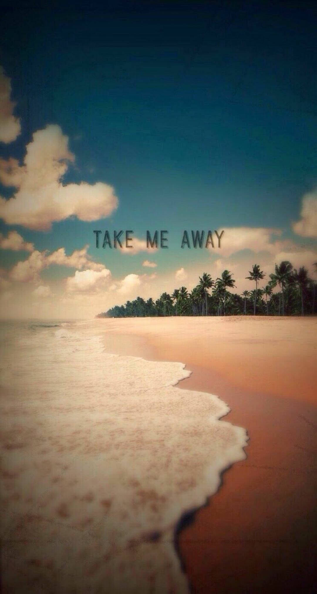 tropical beach, golden sand, gentle waves, Full HD Phone Wallpaper