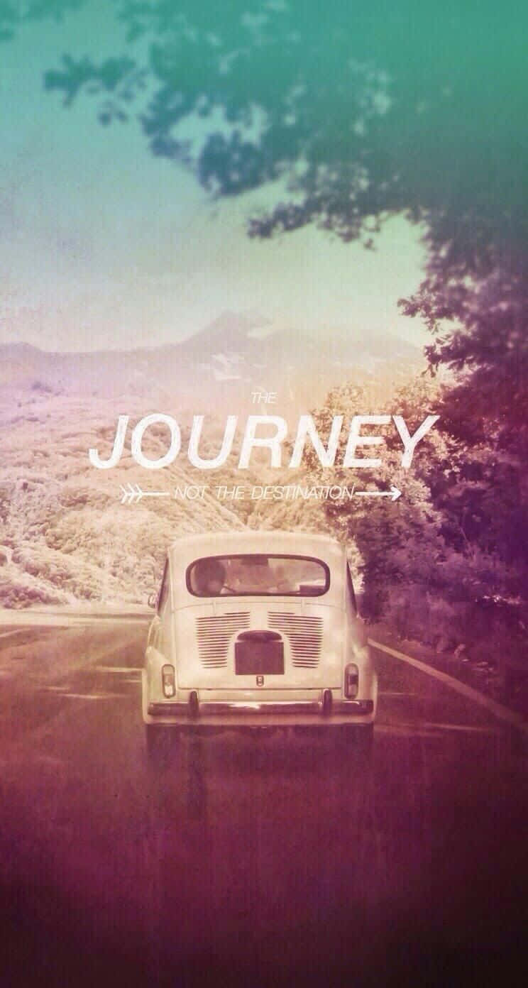 vintage white car, winding mountain road, trees, HD Phone Wallpaper