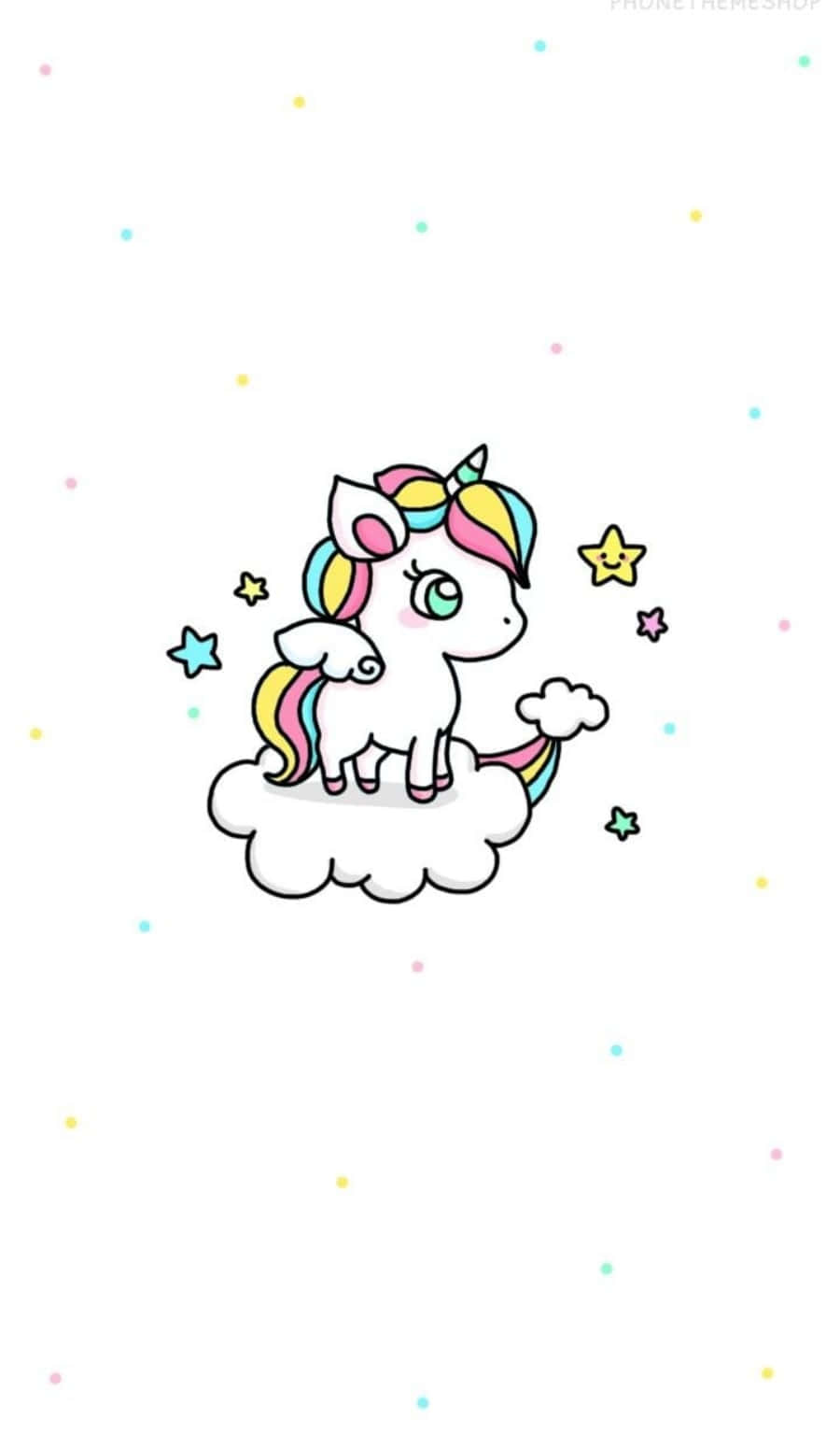 iPhone Unicorn, unicorn, rainbow mane, HD Phone Wallpaper