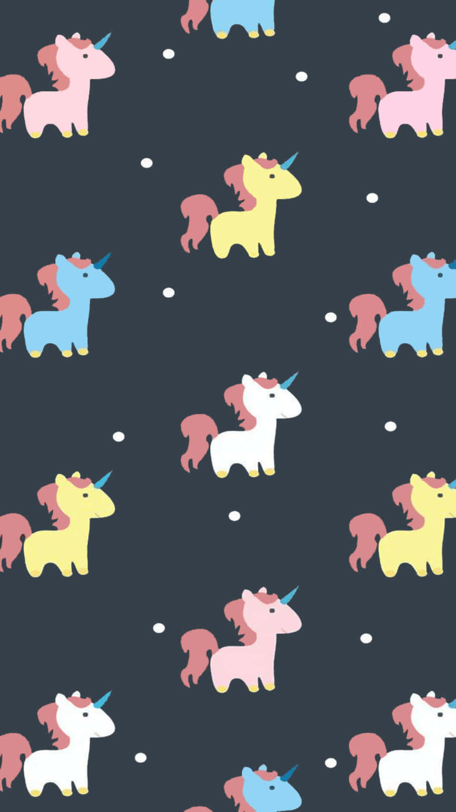 iPhone Unicorn, pastel unicorns, pink manes, HD Phone Wallpaper
