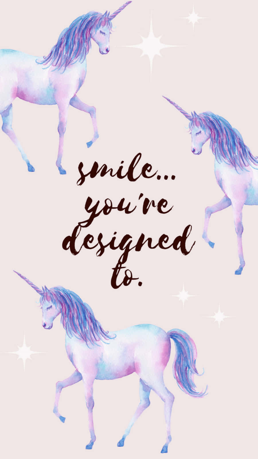 iPhone Unicorn, watercolor unicorns, pastel manes, HD Phone Wallpaper