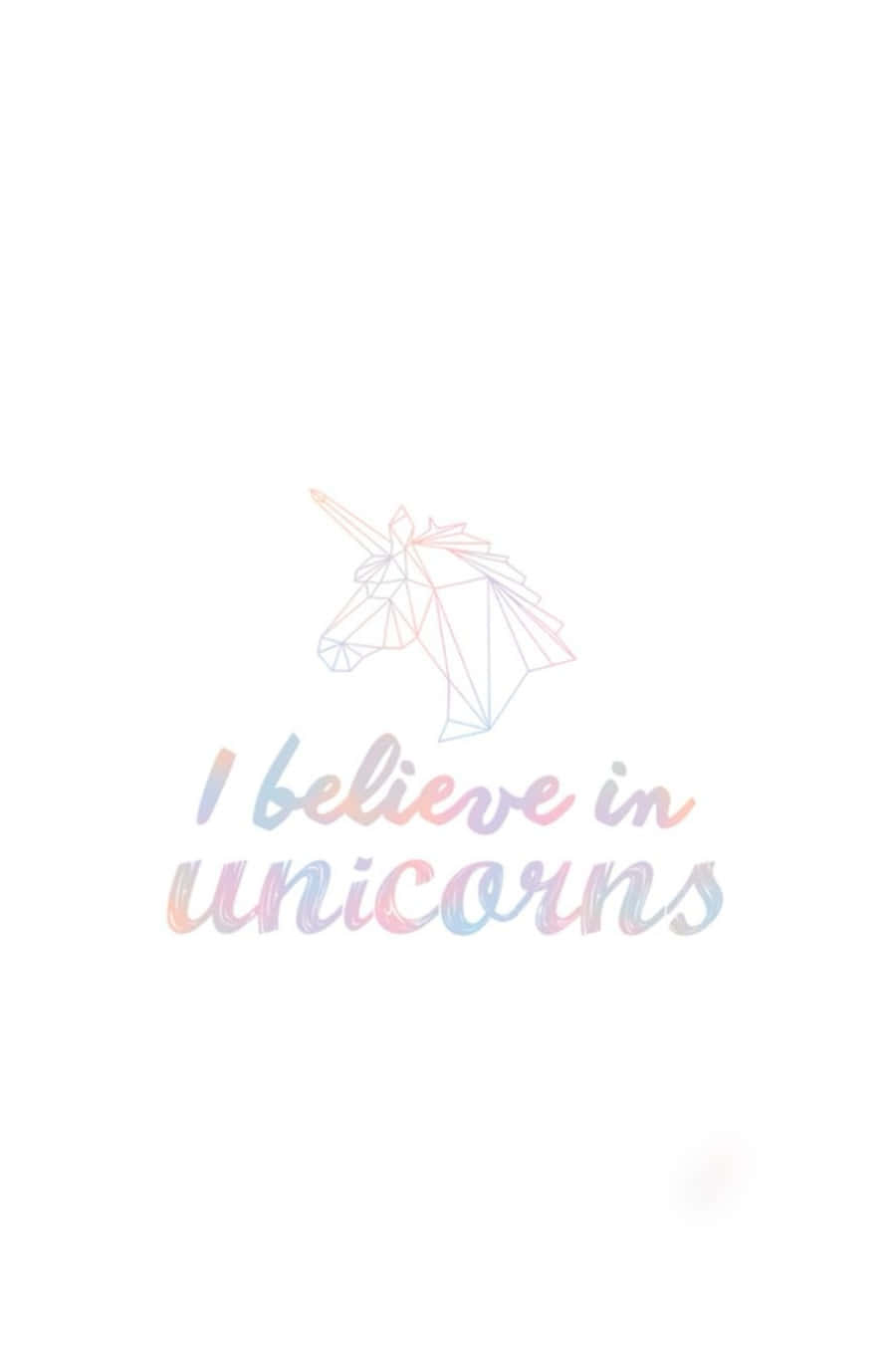 iPhone Unicorn, pastel rainbow, geometric unicorn head, HD Phone Wallpaper