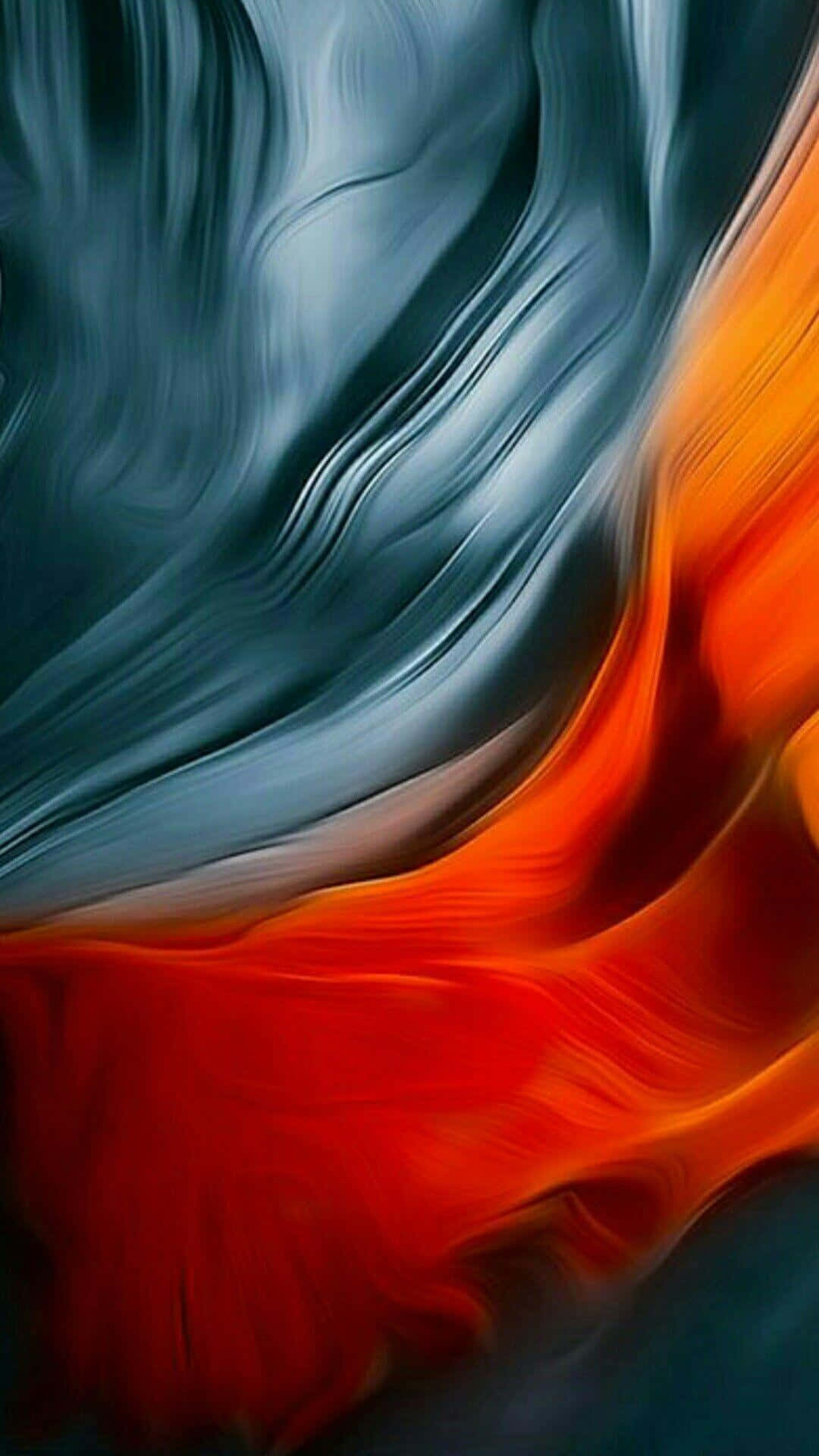 iPhone X, gray, orange, Full HD Phone Wallpaper