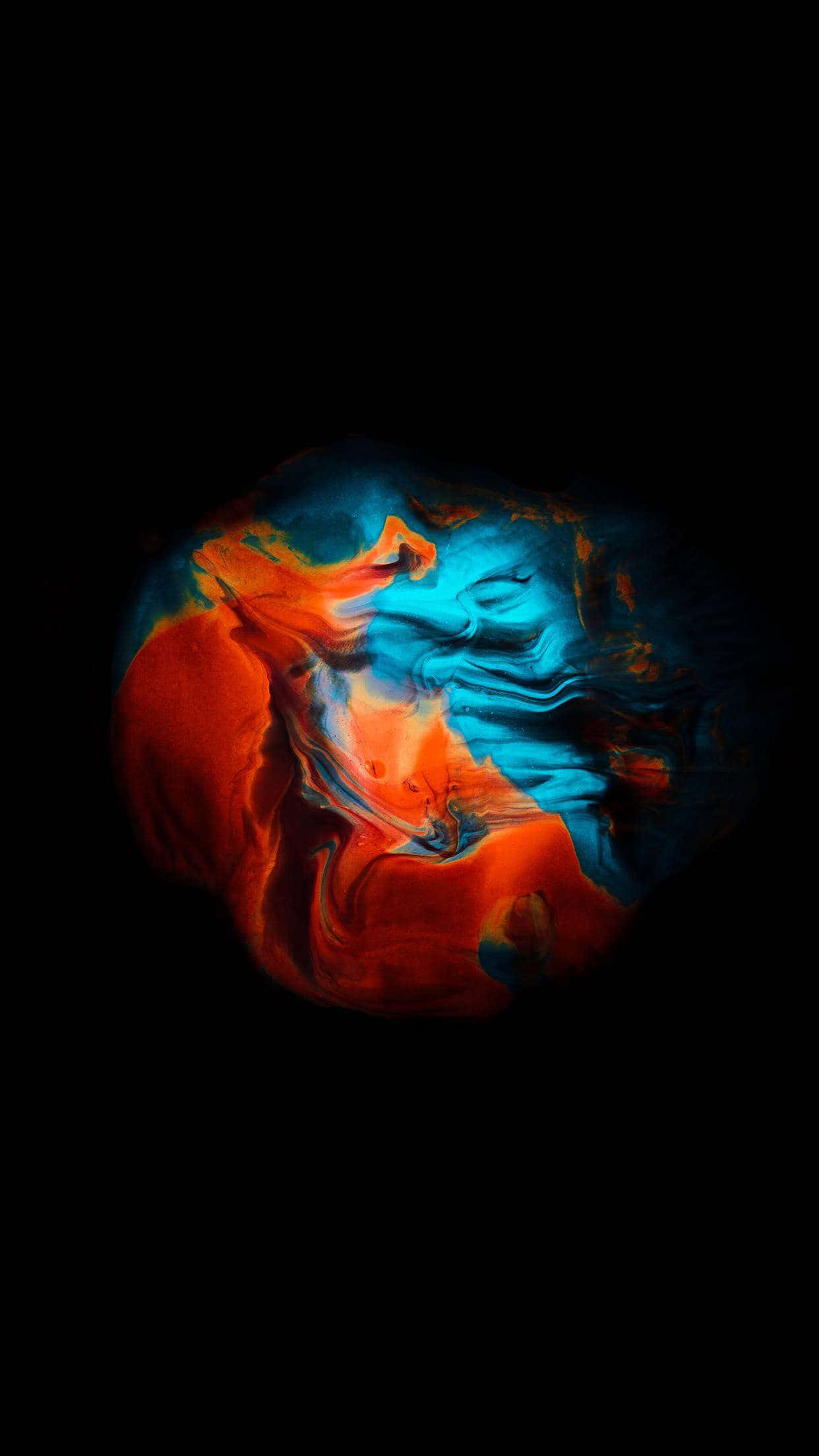iPhone X, abstract, oil paint, Full HD Phone Wallpaper