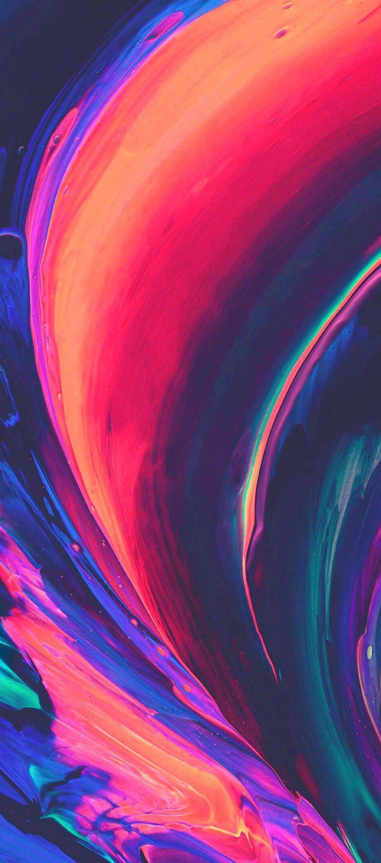 iPhone X, abstract, multi-colored, 2K Phone Wallpaper