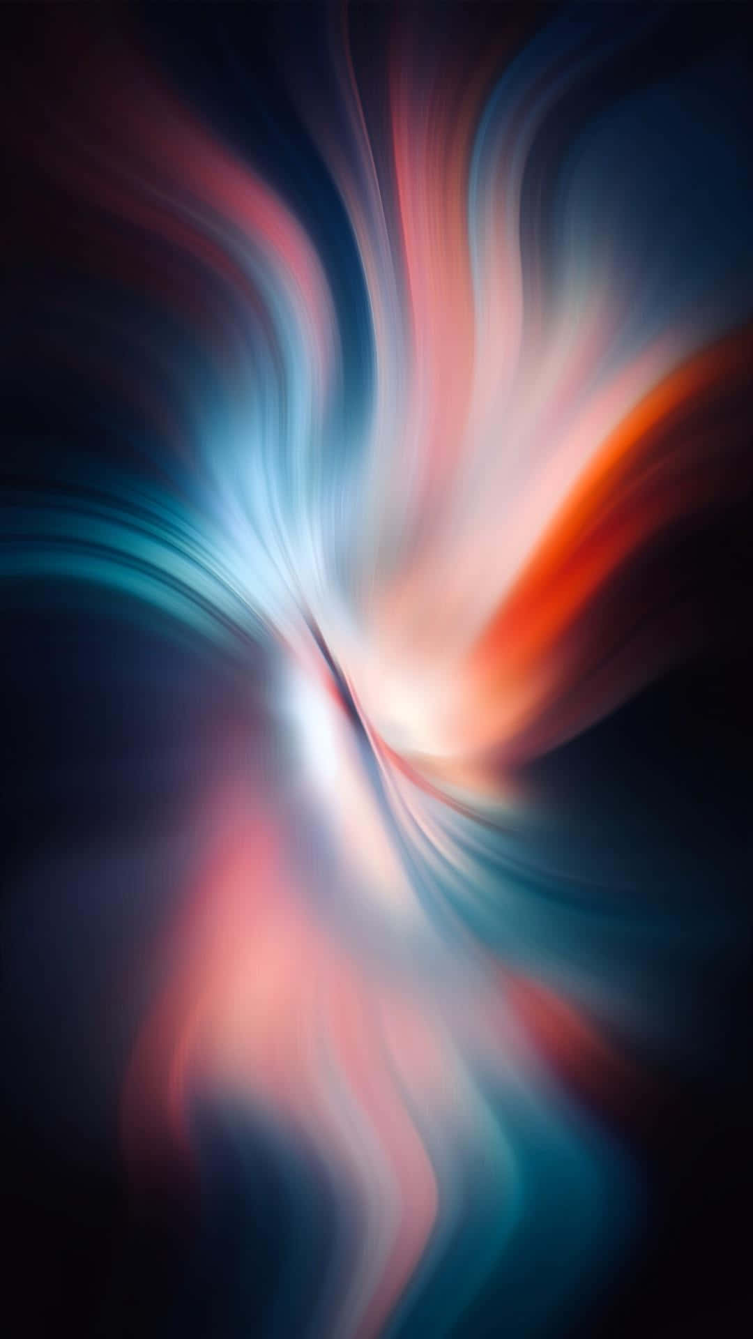iPhone X, fluid light explosion, red orange, Full HD Phone Wallpaper