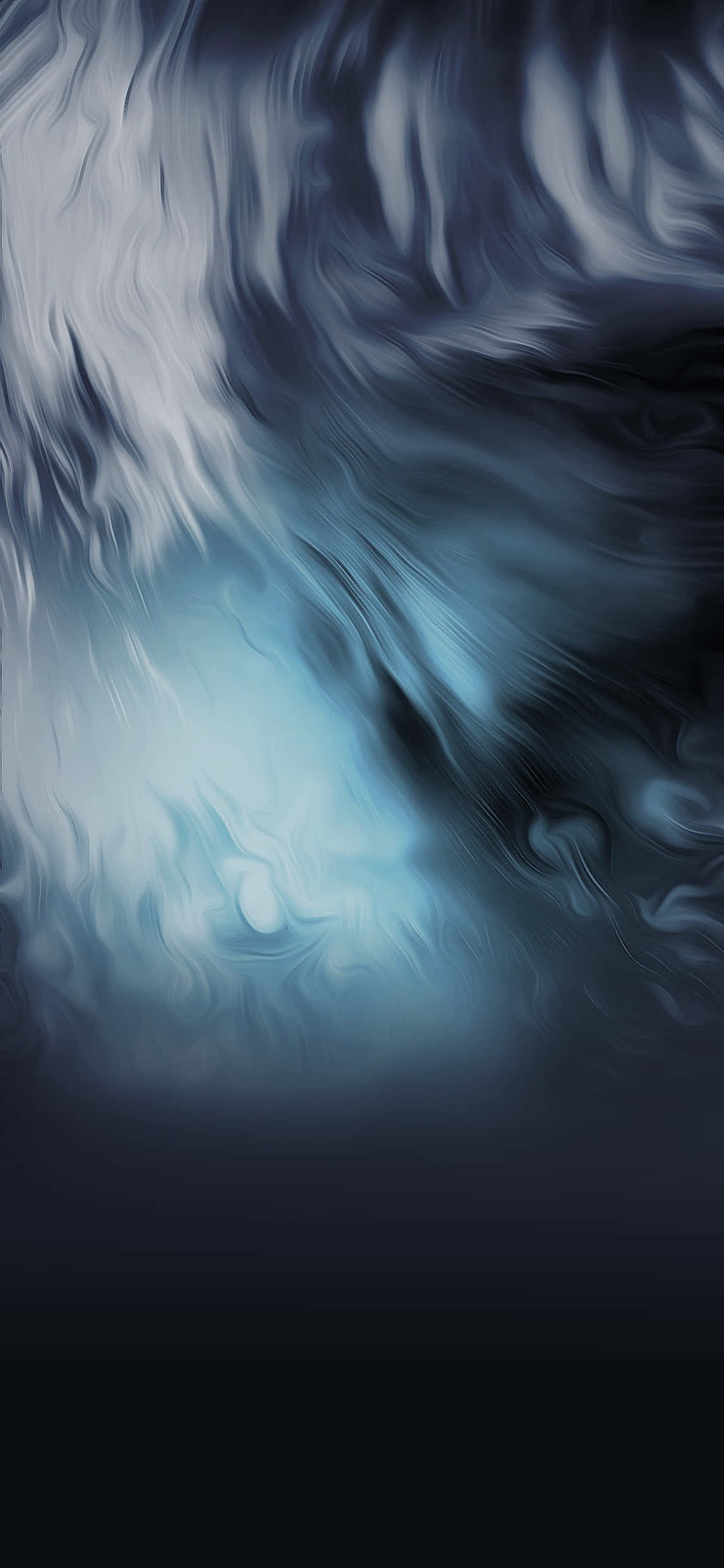 iPhone X, white smoke, fluid, Full HD Phone Wallpaper