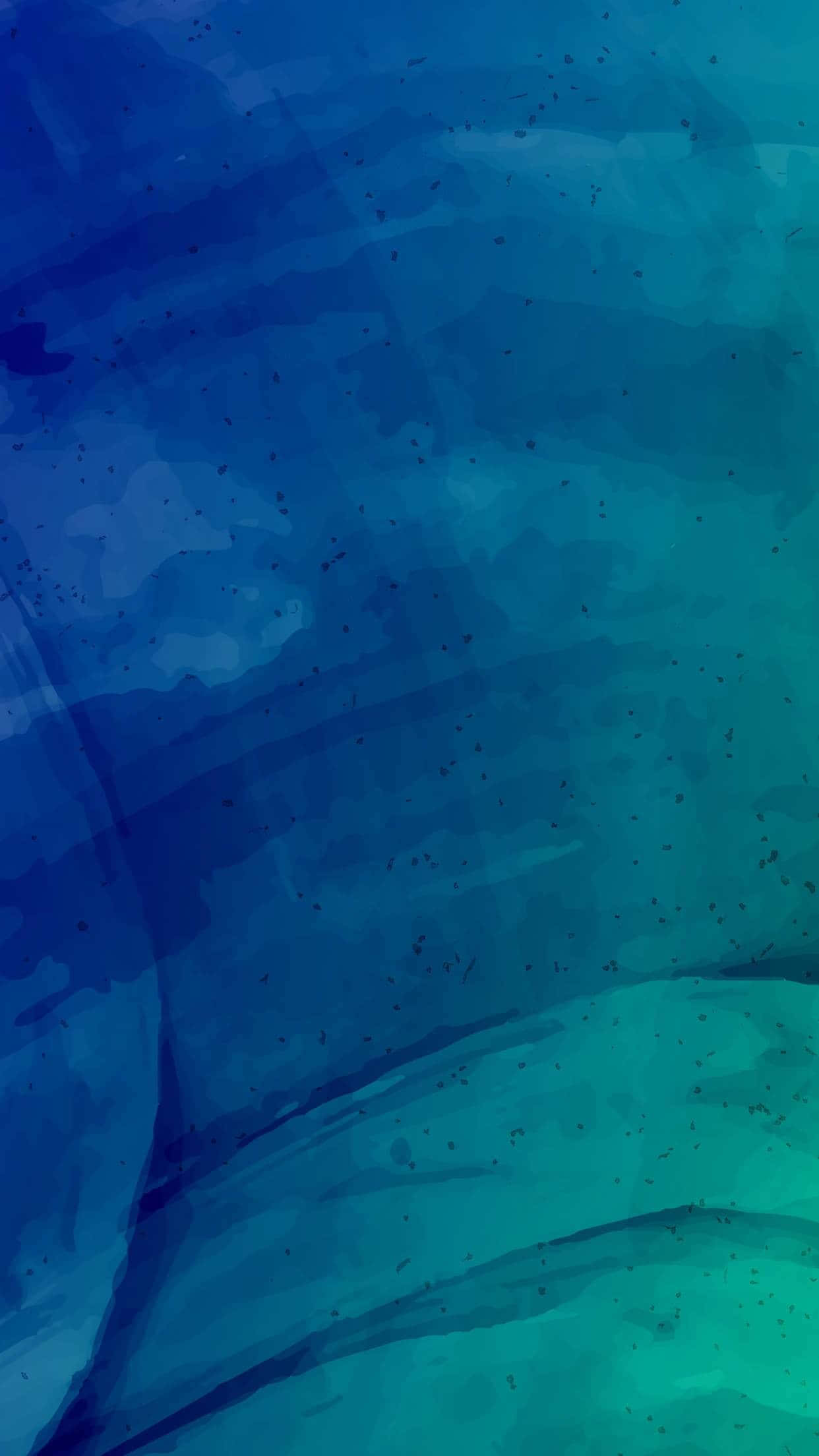 iPhone X, blue watercolor, deep blues, Full HD Phone Wallpaper