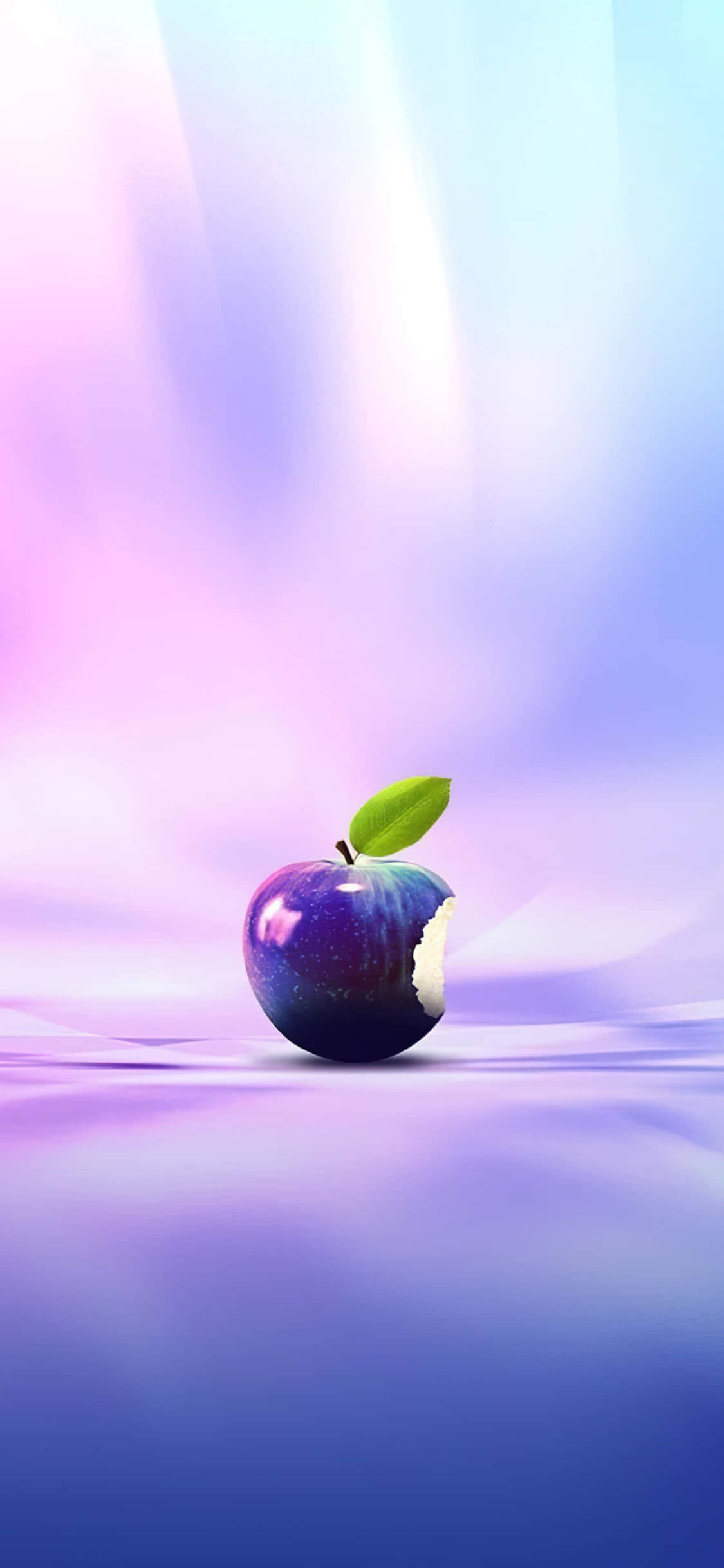 iPhone X, Apple Logo, purple, Full HD Phone Wallpaper