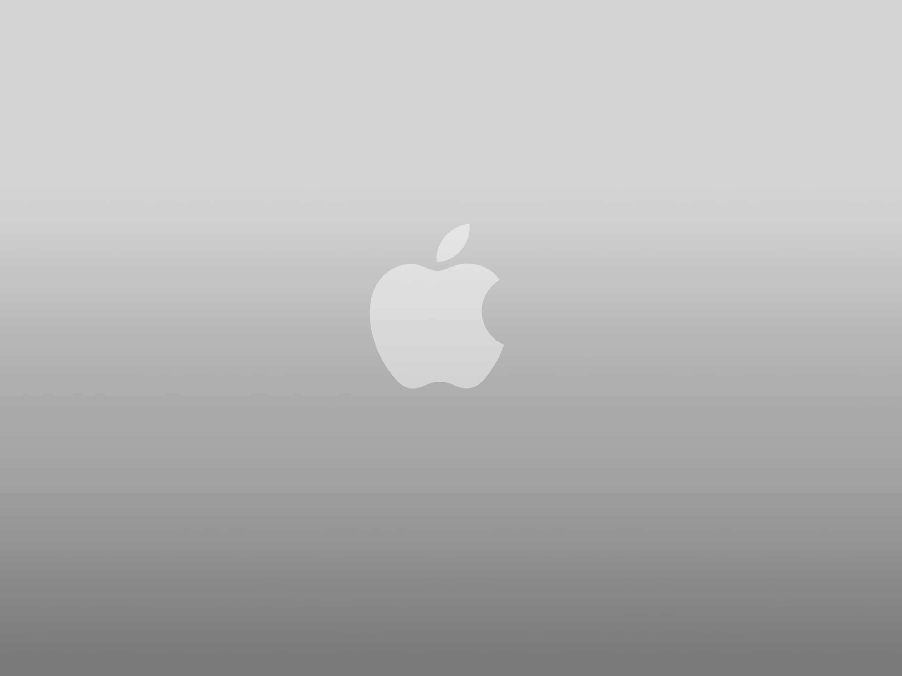 iPhone X, Apple Logo, gray gradient background, 2K Desktop Wallpaper