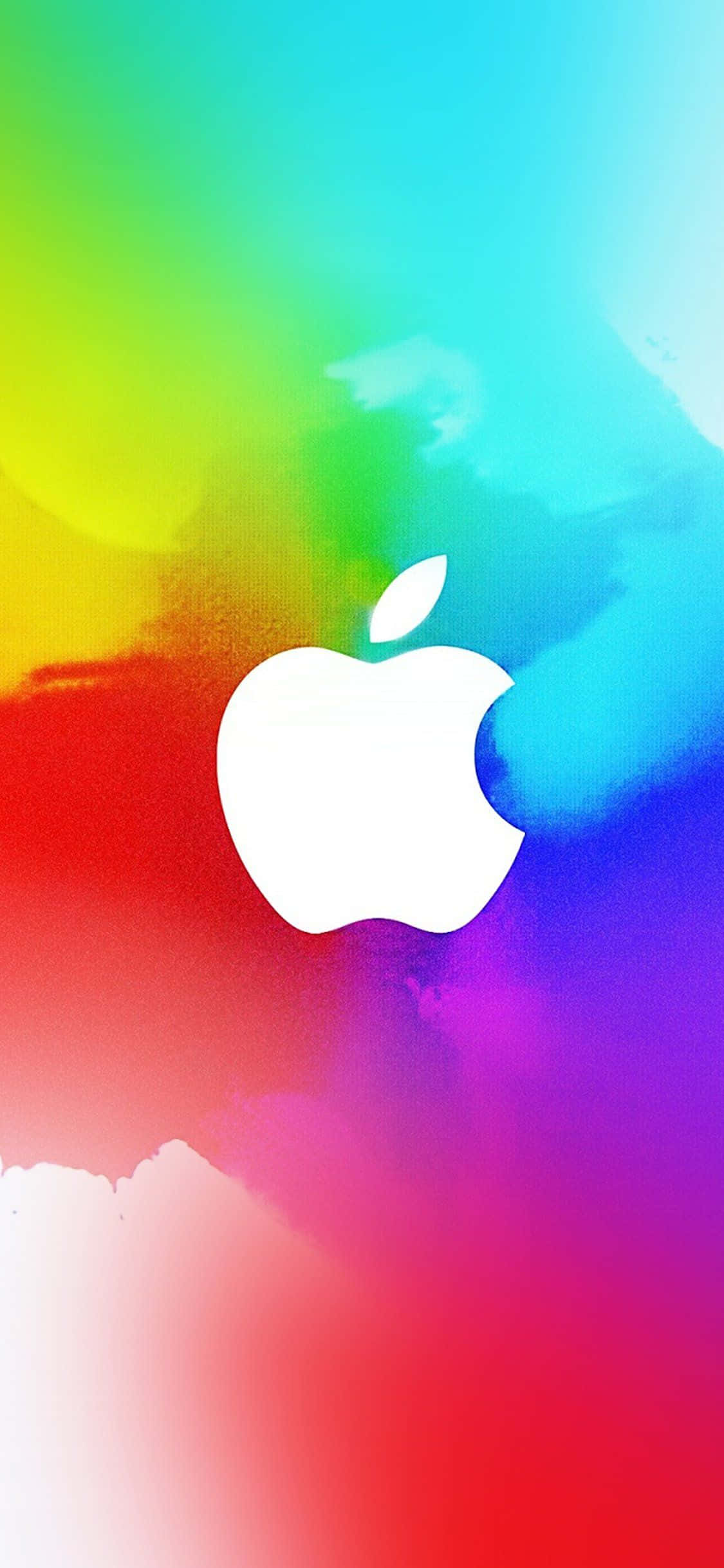 iPhone X, Apple Logo, white, Full HD Phone Wallpaper