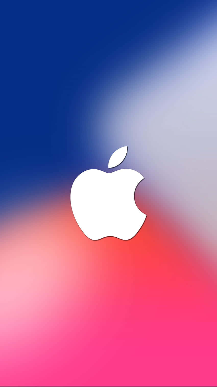 iPhone X, Apple Logo, white Apple logo, HD Phone Wallpaper