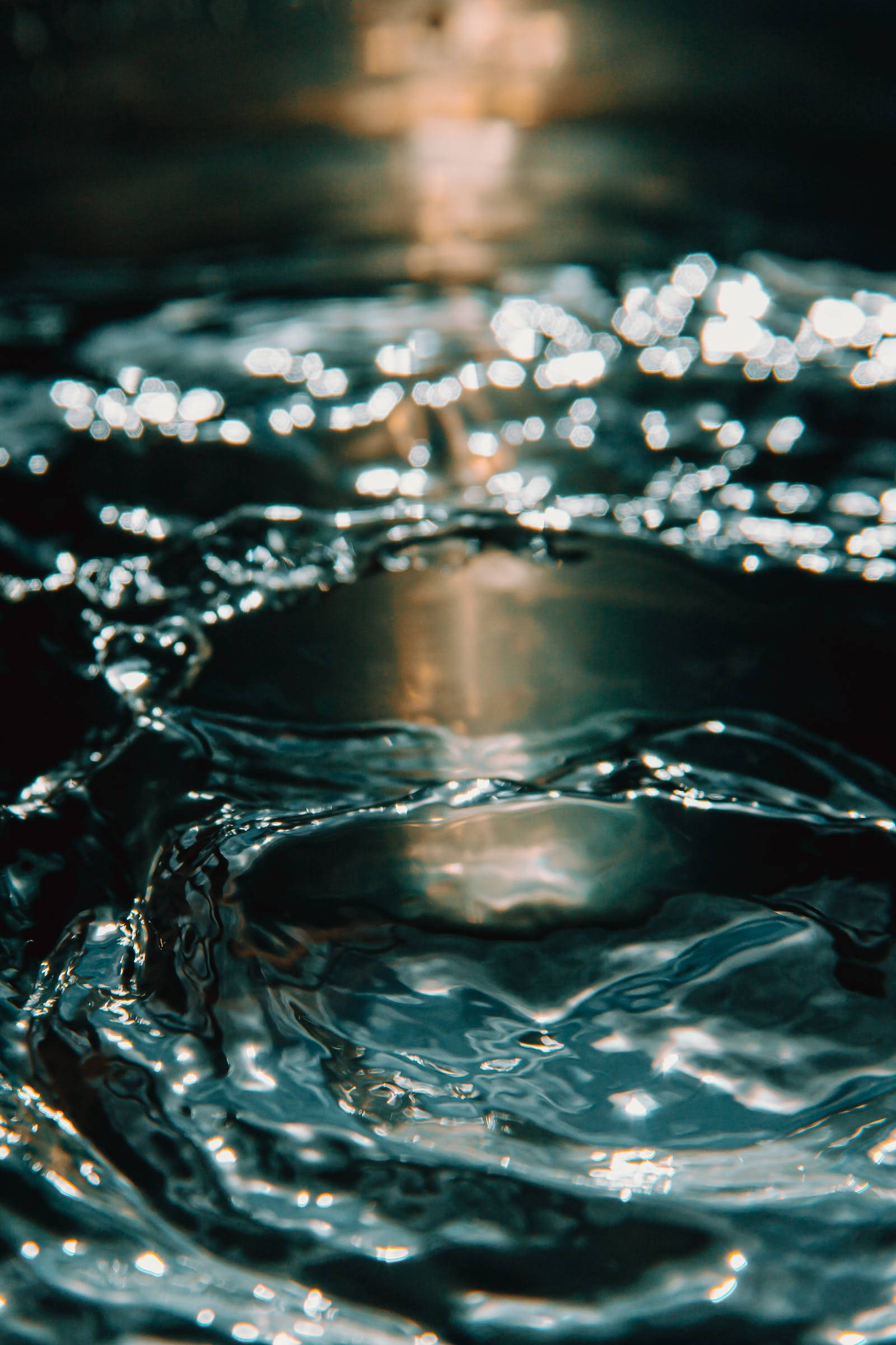 iPhone X Dynamic, ripple effect, rippling water, Full HD Phone Wallpaper