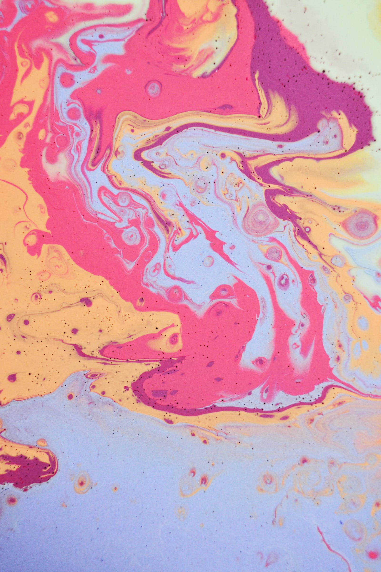 iPhone X Dynamic, pink, orange, Full HD Phone Wallpaper