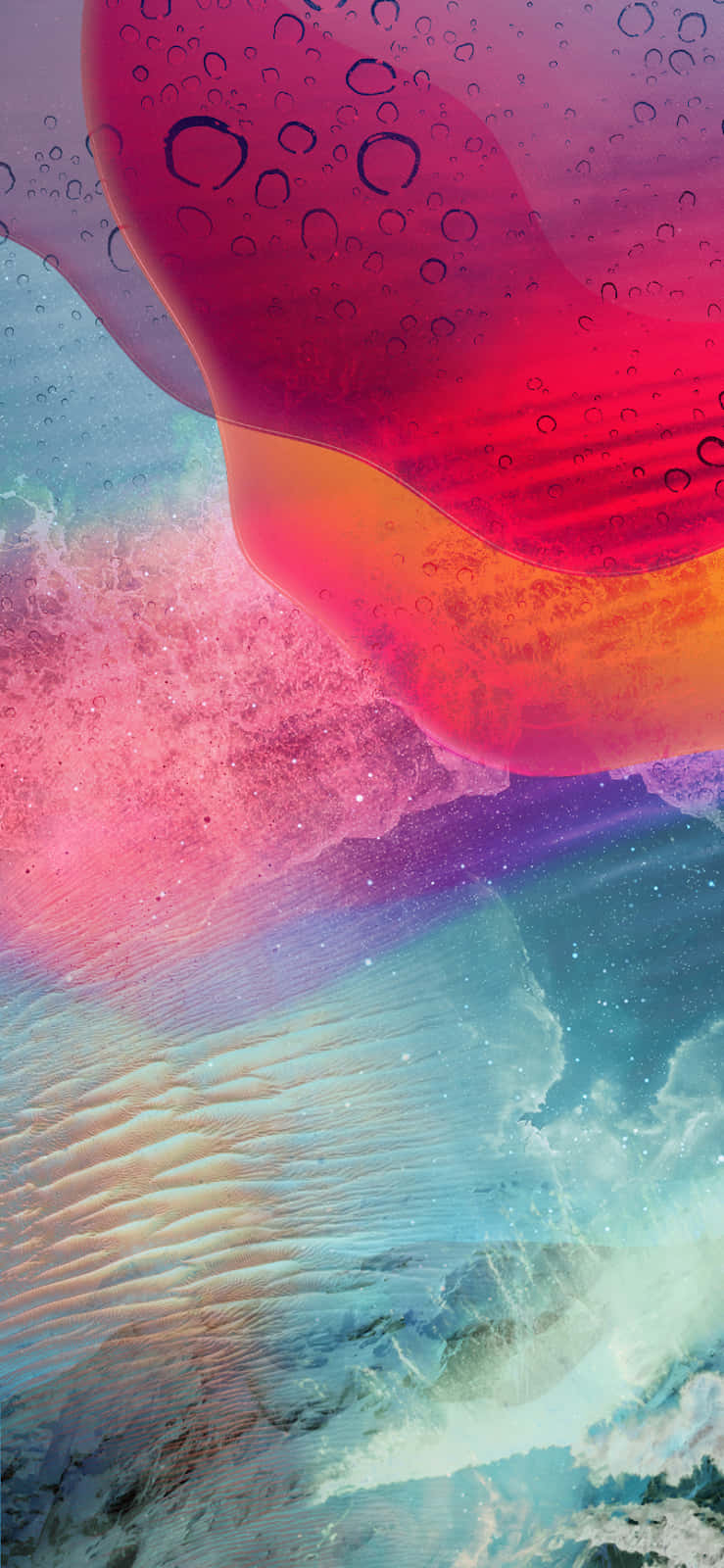 iOS, iPhone X Dynamic, pink, HD Phone Wallpaper