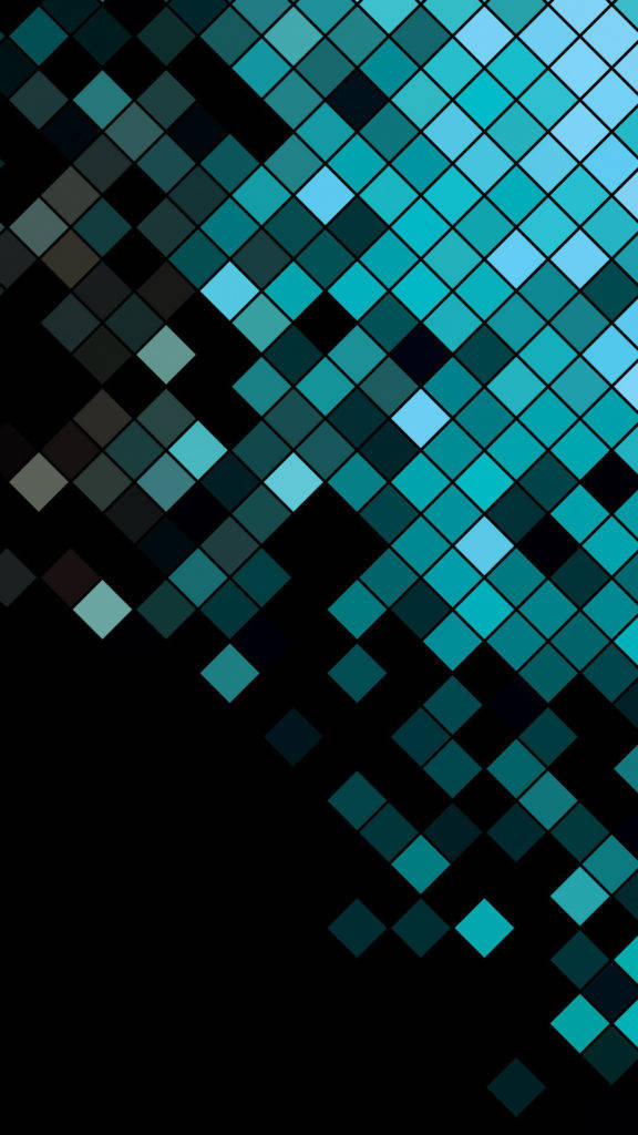 iPhone, teal, black, SD Phone Wallpaper