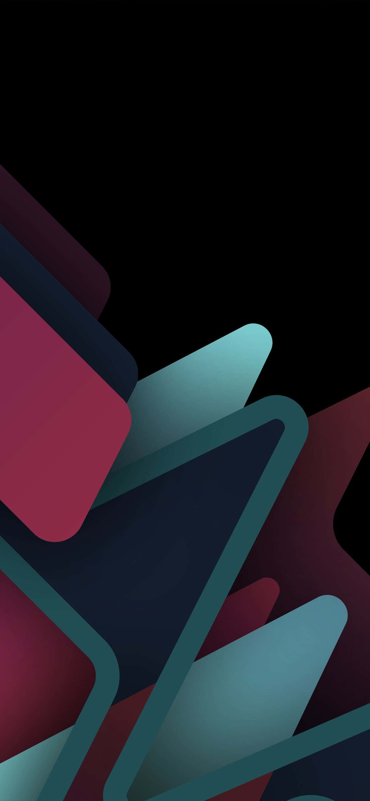 iPhone X Oled, magenta, teal, 2K Phone Wallpaper