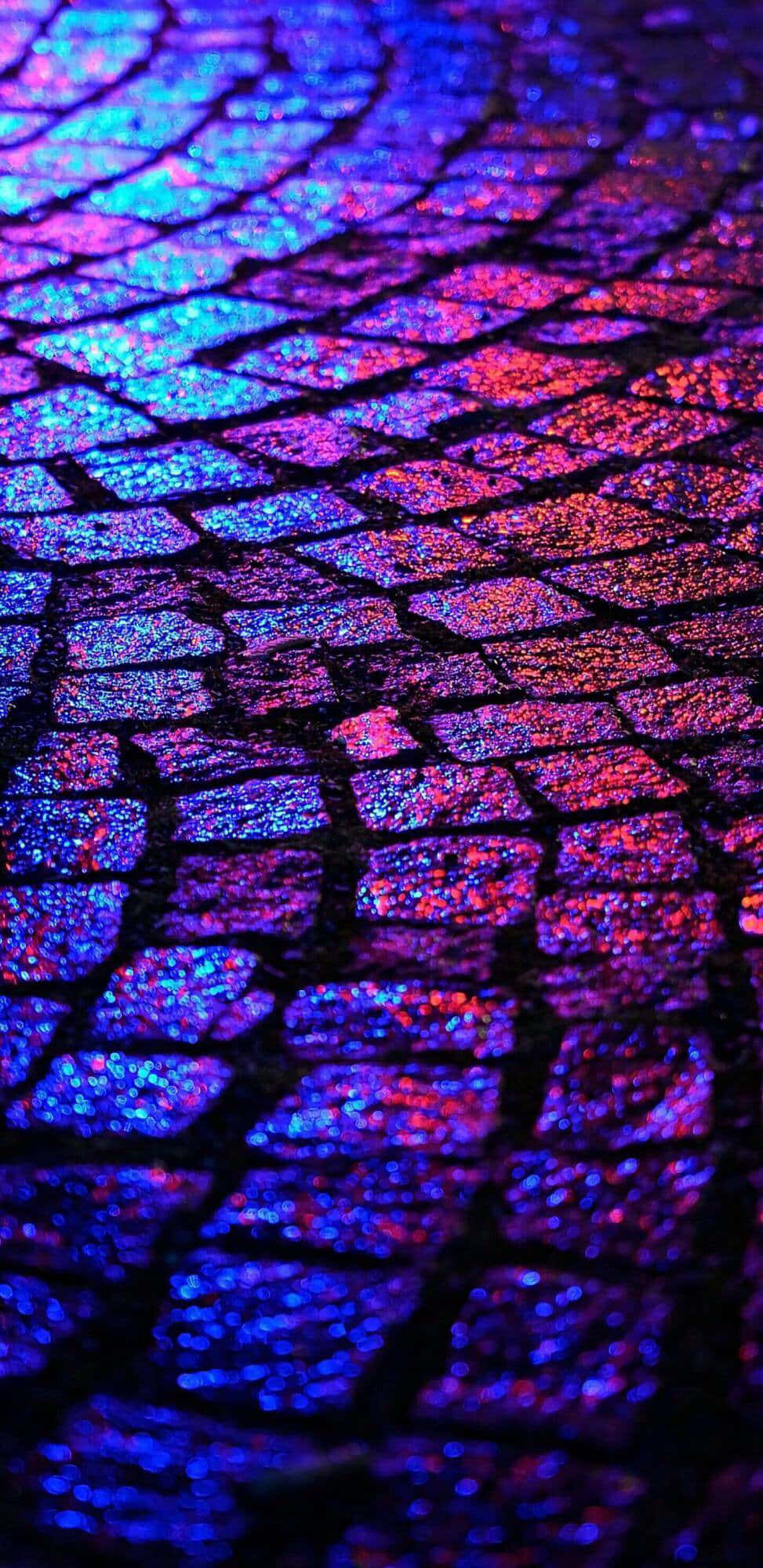 iPhone X Oled, electric blue, fiery pink, Full HD Phone Wallpaper