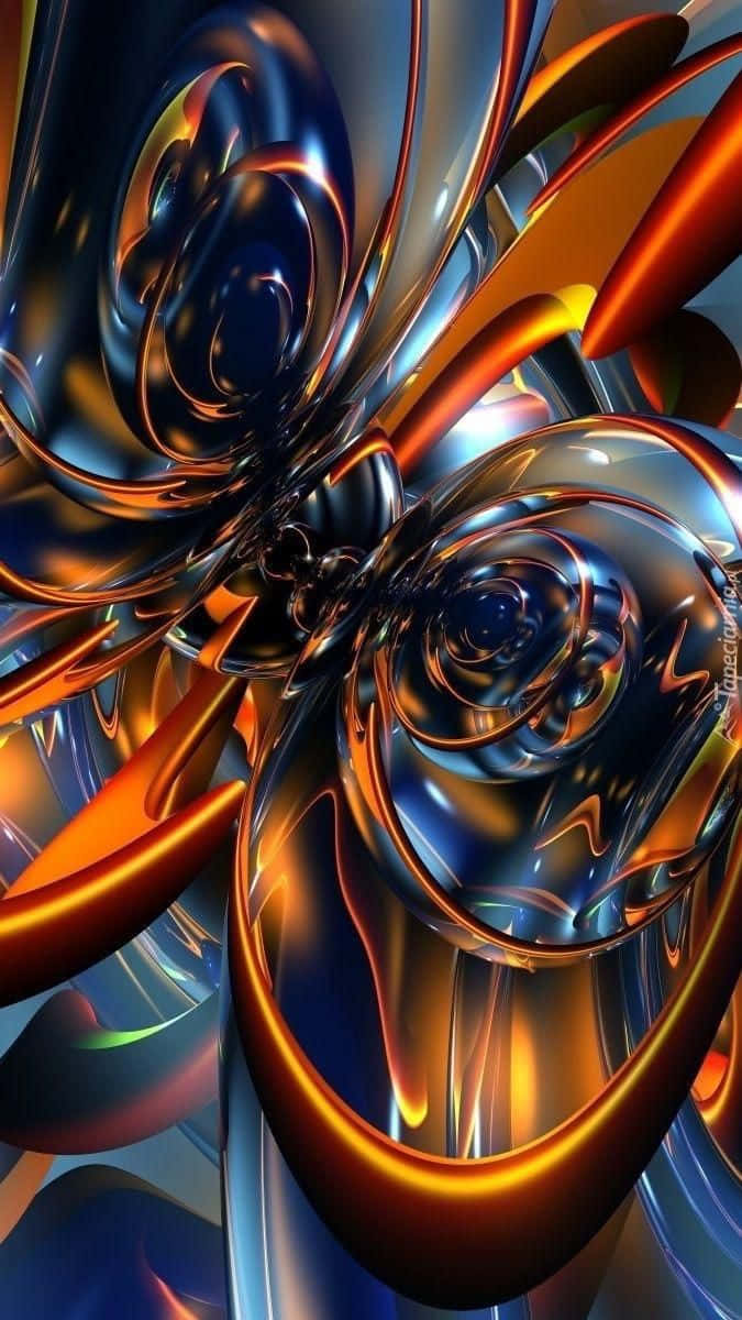iPhone X, OLED display, blue, SD Phone Wallpaper