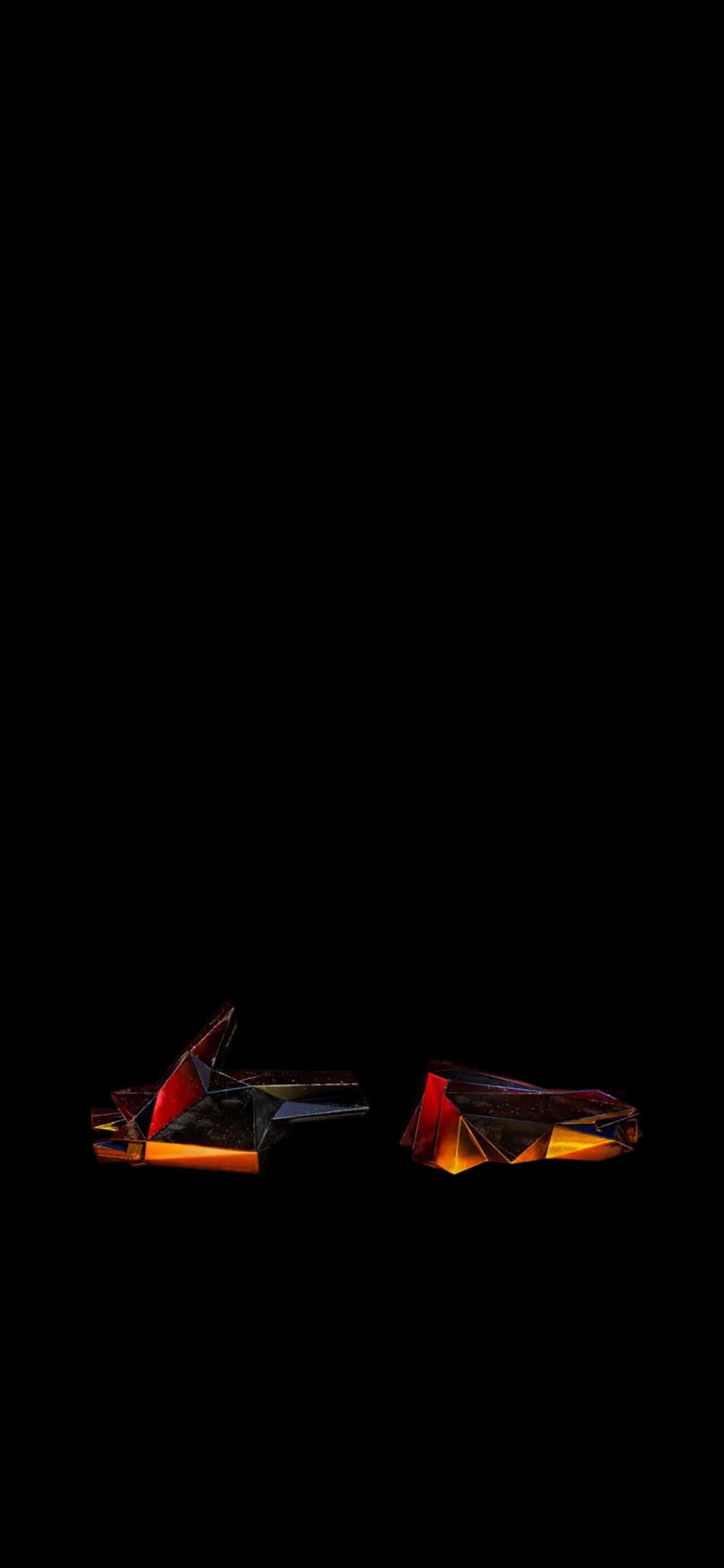 iPhone X Oled, red, orange, Full HD Phone Wallpaper